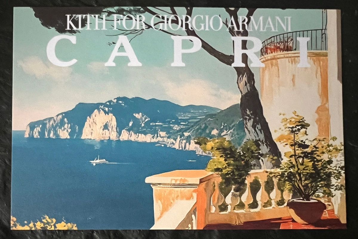 Giorgio Armani × Kith Kith x Giorgio Armani CAPRI Postcard (POP UP EXCLUSIVE) Size ONE SIZE - 1 Thumbnail