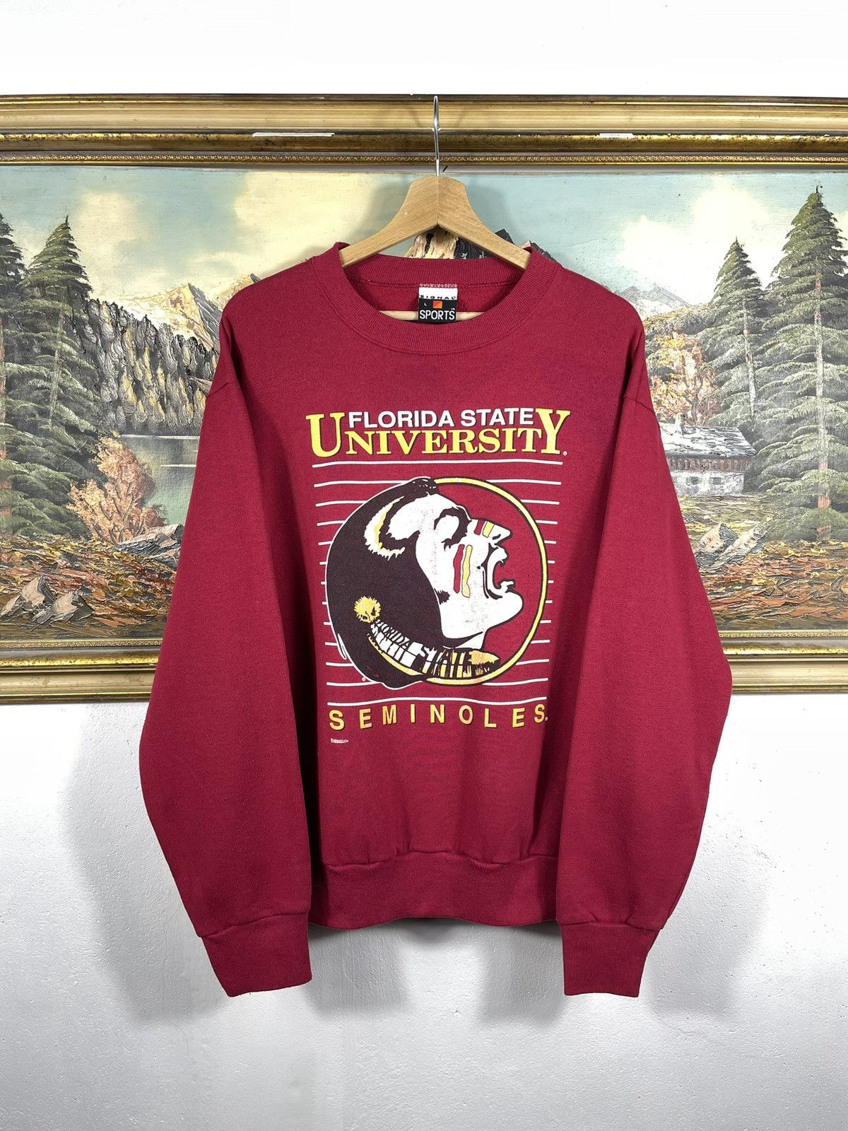 NFL × Vintage Washington Redskins Retro 90s Loose Boxy Crewneck NFL Size US L / EU 52-54 / 3 - 1 Thumbnail
