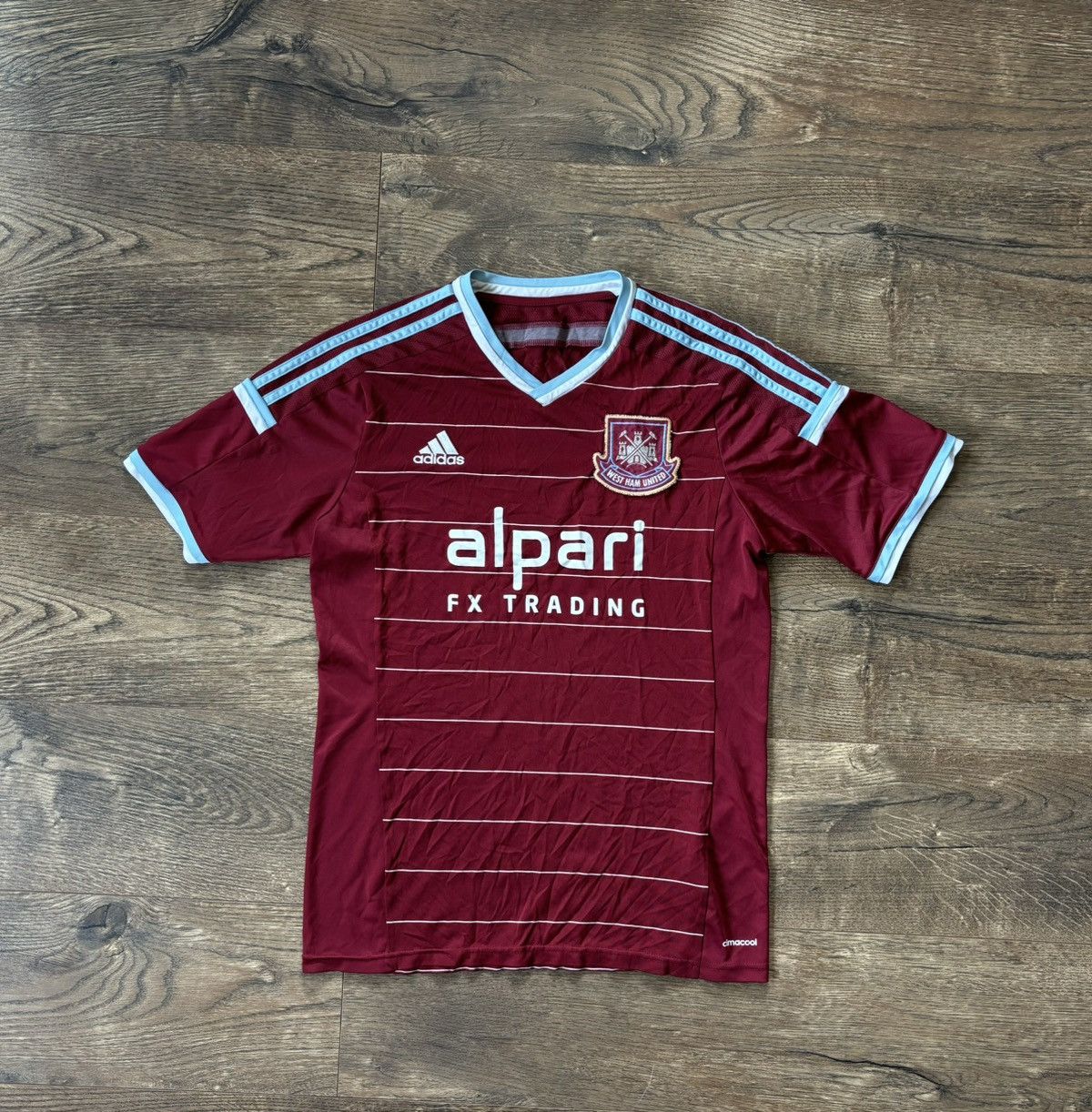 Adidas × Vintage WEST HAM UNITED FC ADIDAS 2014 HOME SHIRT ADULT SIZE M-L Size US M / EU 48-50 / 2 - 1 Thumbnail
