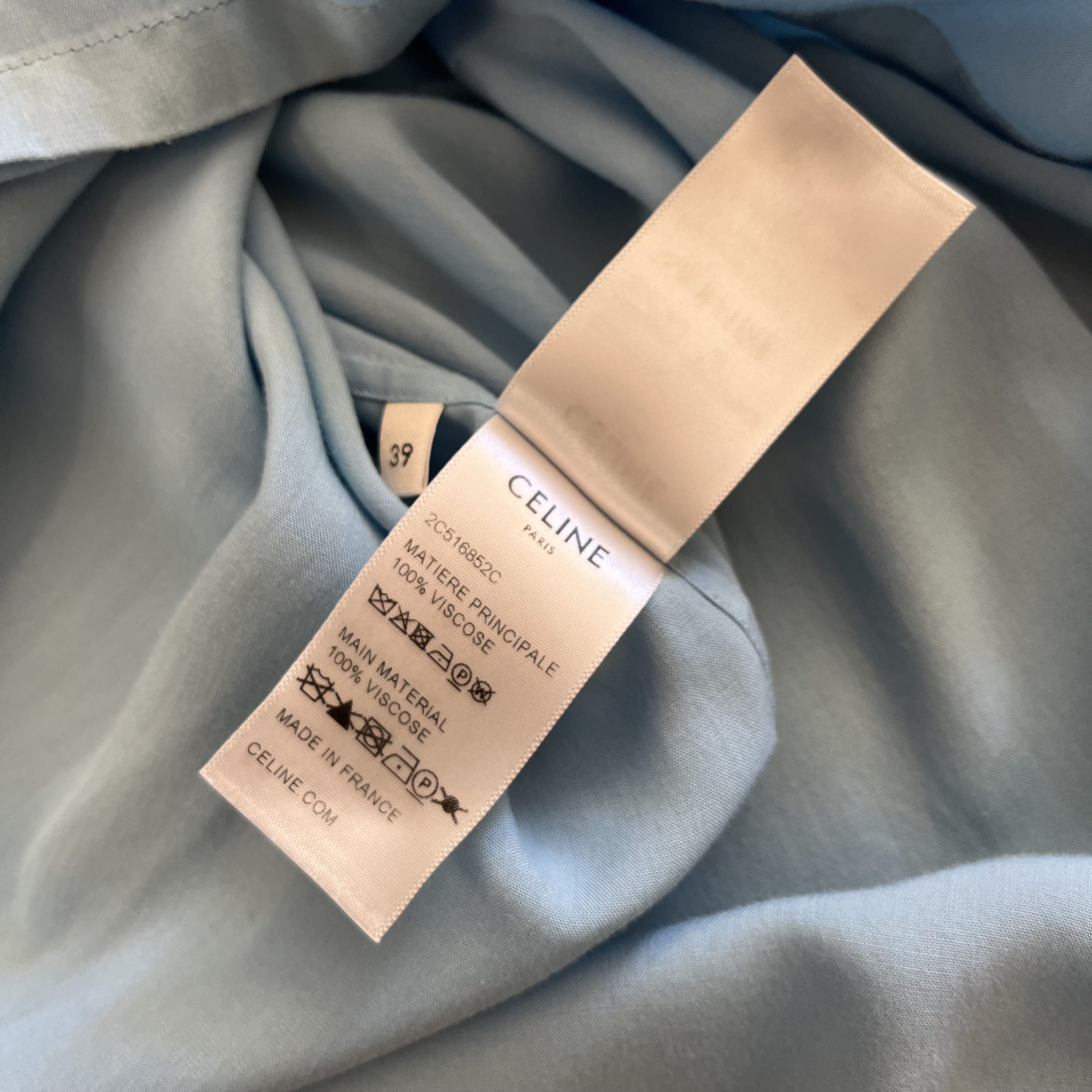 Celine Celine Logo Bowling Shirt SS21 Size US L / EU 52-54 / 3 - 9 Thumbnail