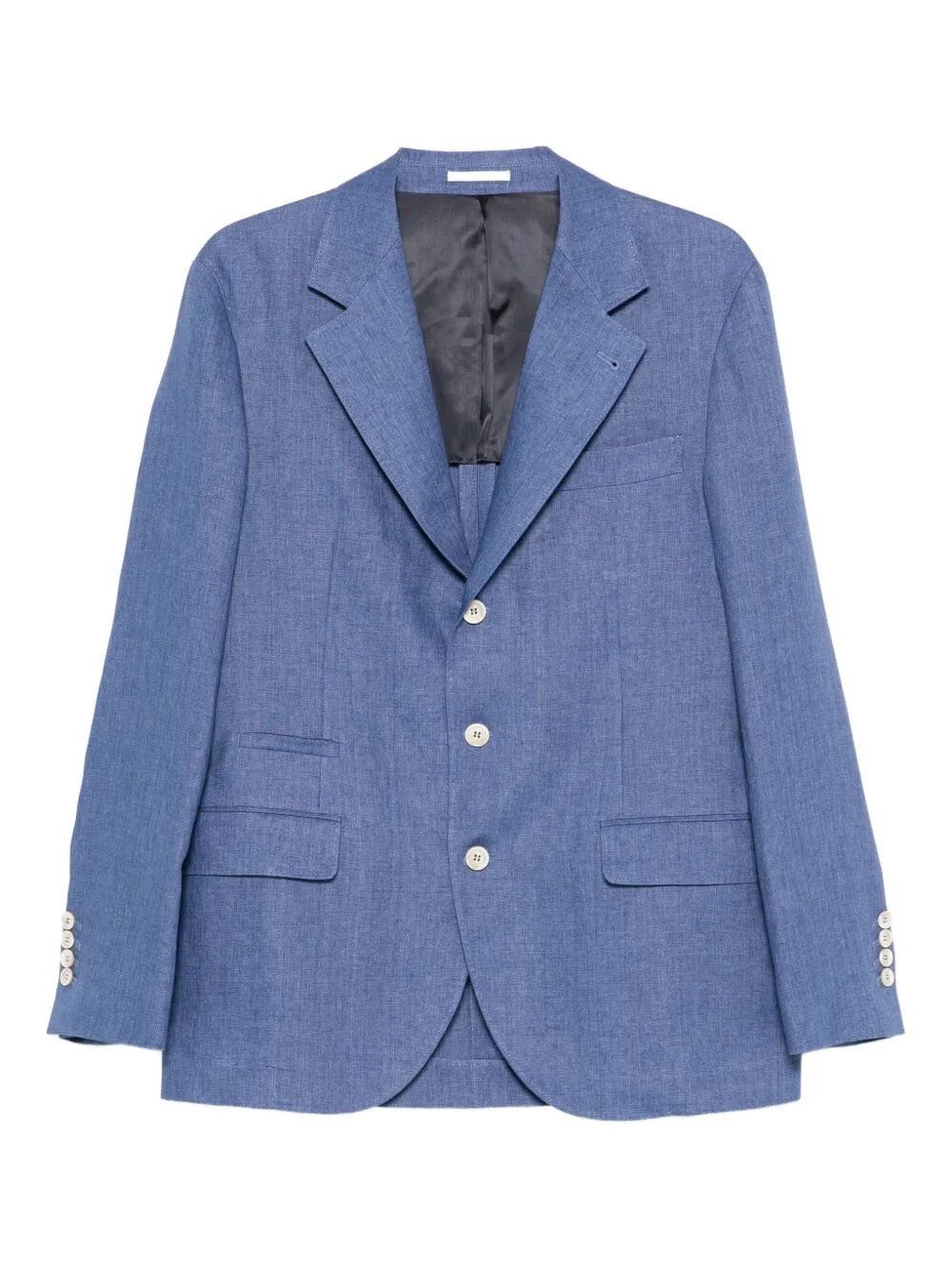 Brunello Cucinelli Linen Deconstructed Blazer Size US XL / EU 56 / 4 - 1 Thumbnail