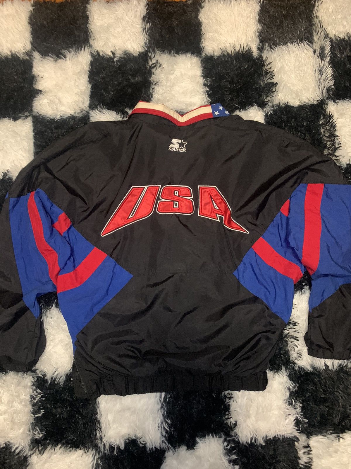 Starter × USA Olympics × Vintage Vintage Starter Windbreaker USA Size US L / EU 52-54 / 3 - 3 Thumbnail