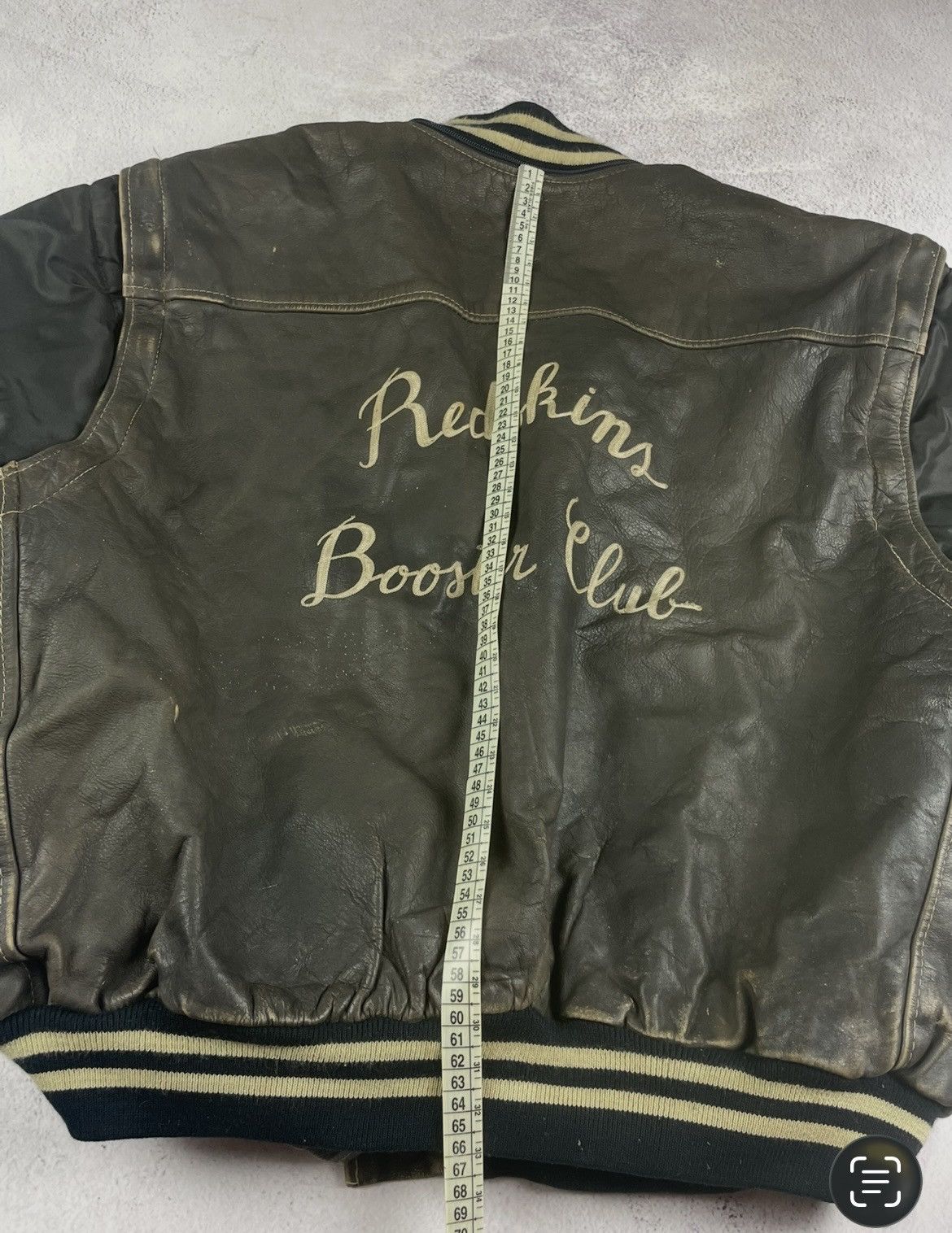 Other Vintage REDSKINS Leather Bomber Jacket Detachable XXXL Size US XXL / EU 58 / 5 - 12 Thumbnail