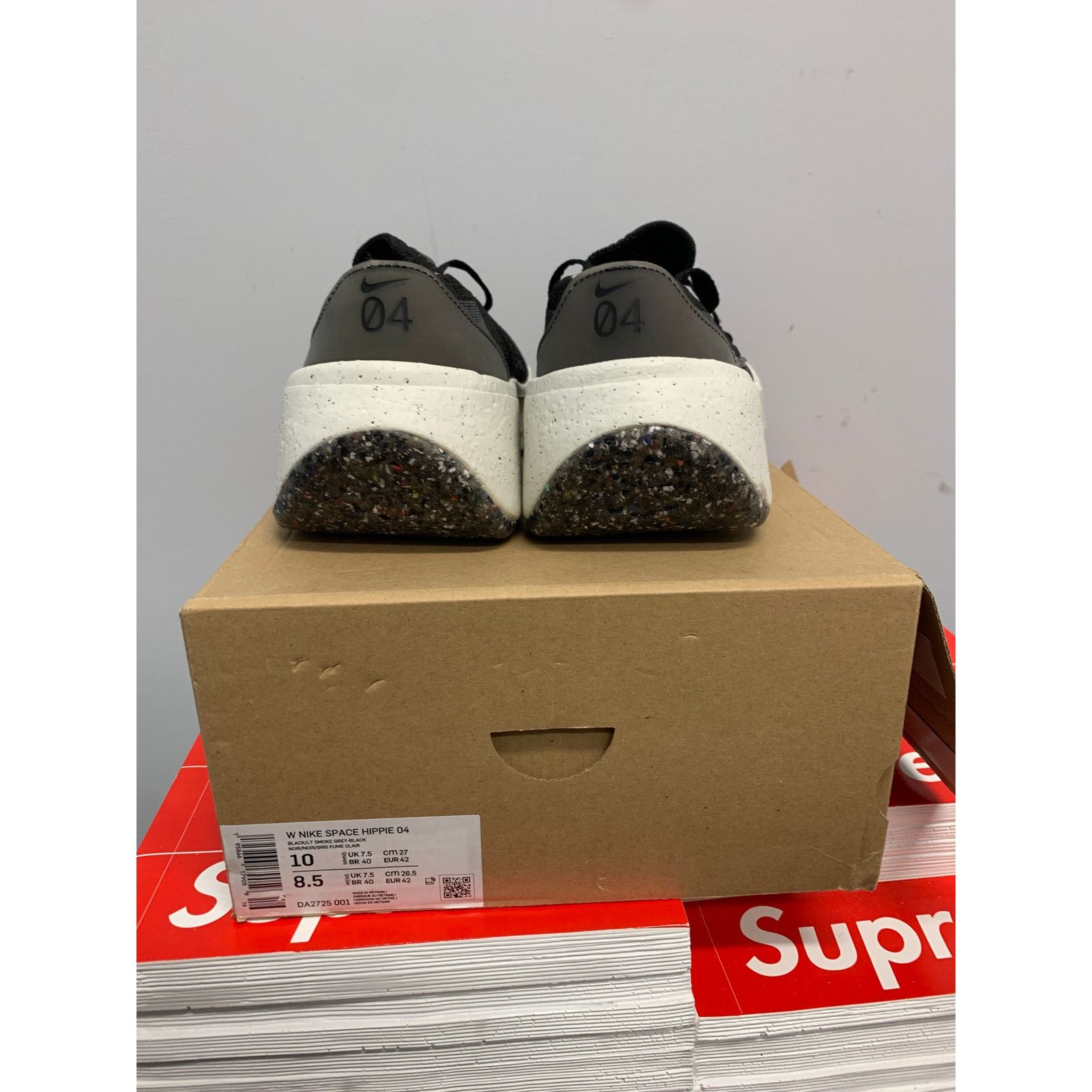 Nike Space Hippie 04 Black Smoke Grey Women's 10 NEW SHIPS NOW Size US 10 / IT 40 - 3 Thumbnail
