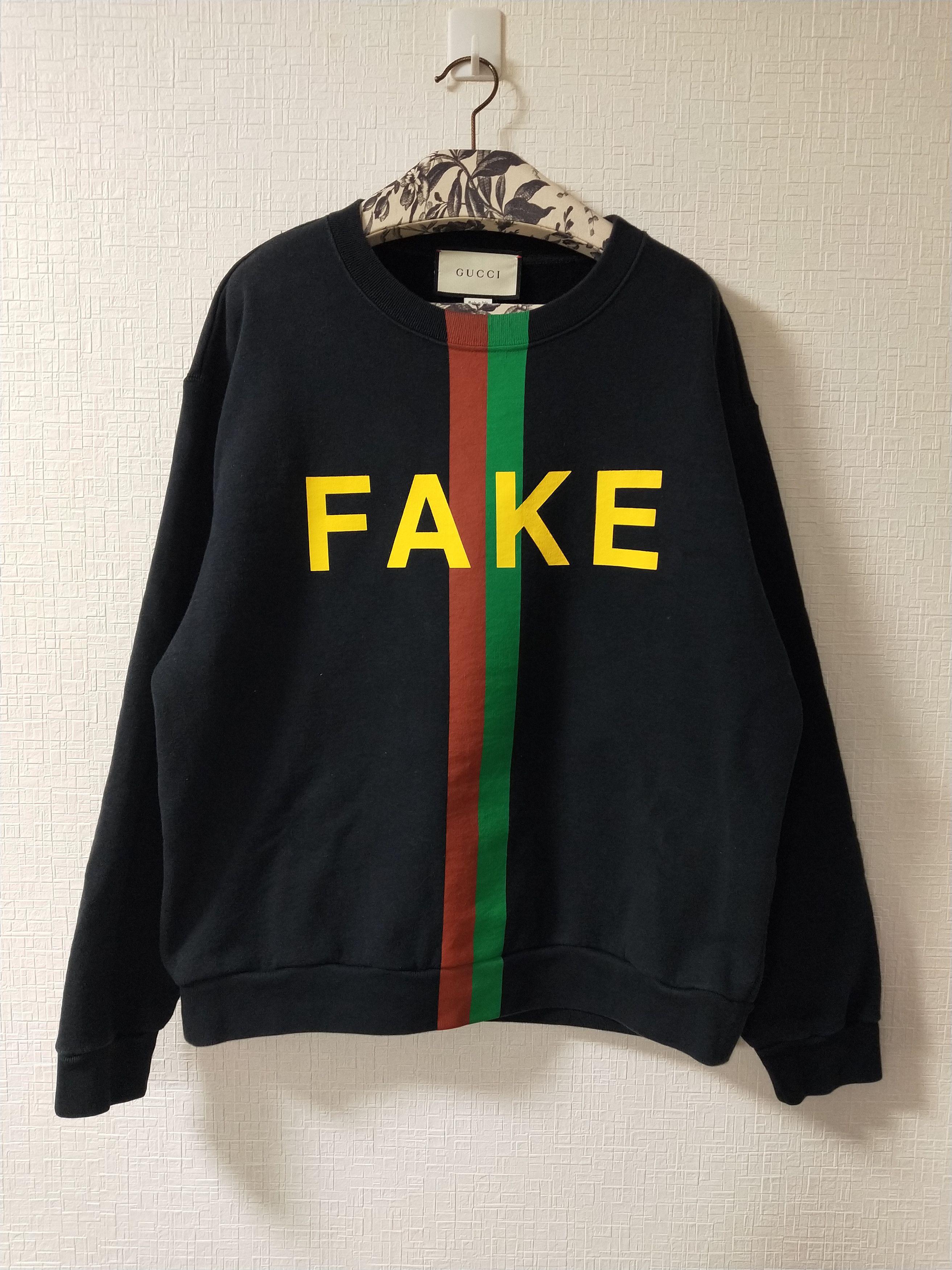 Gucci 'Not Fake' Sweatshirt Size US M / EU 48-50 / 2 - 1 Thumbnail