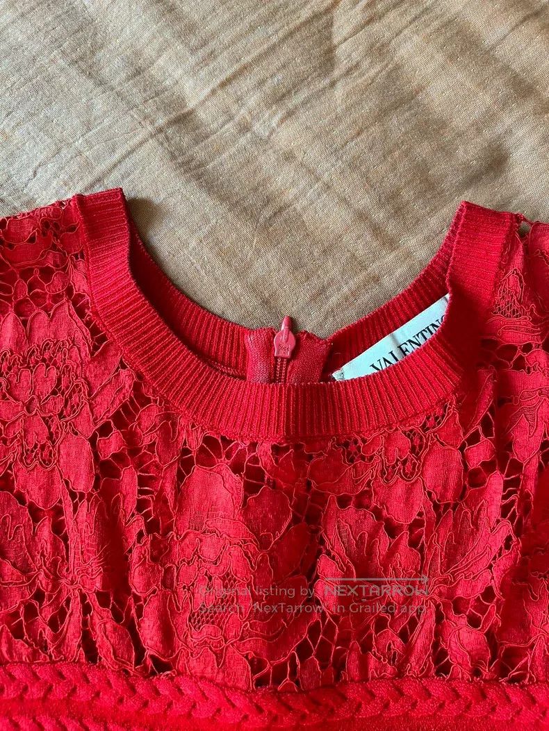 Valentino Valentino Red knitted skirt Size S / US 4 / IT 40 - 5 Thumbnail