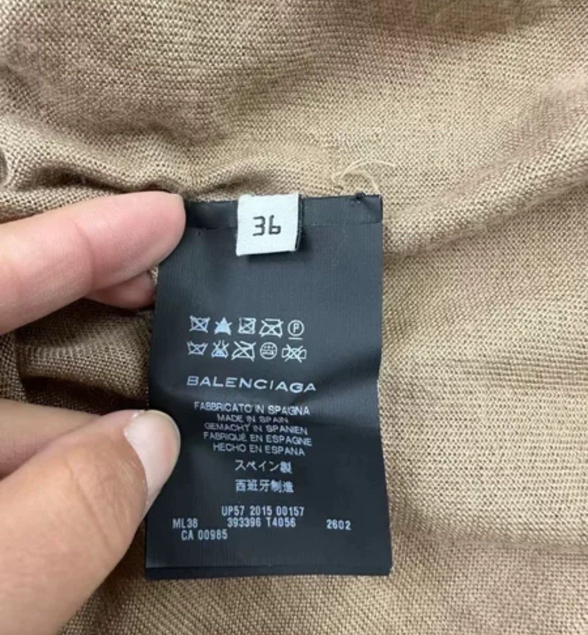 Balenciaga Balenciaga cashmere base sweater Size US S / EU 44-46 / 1 - 4 Thumbnail