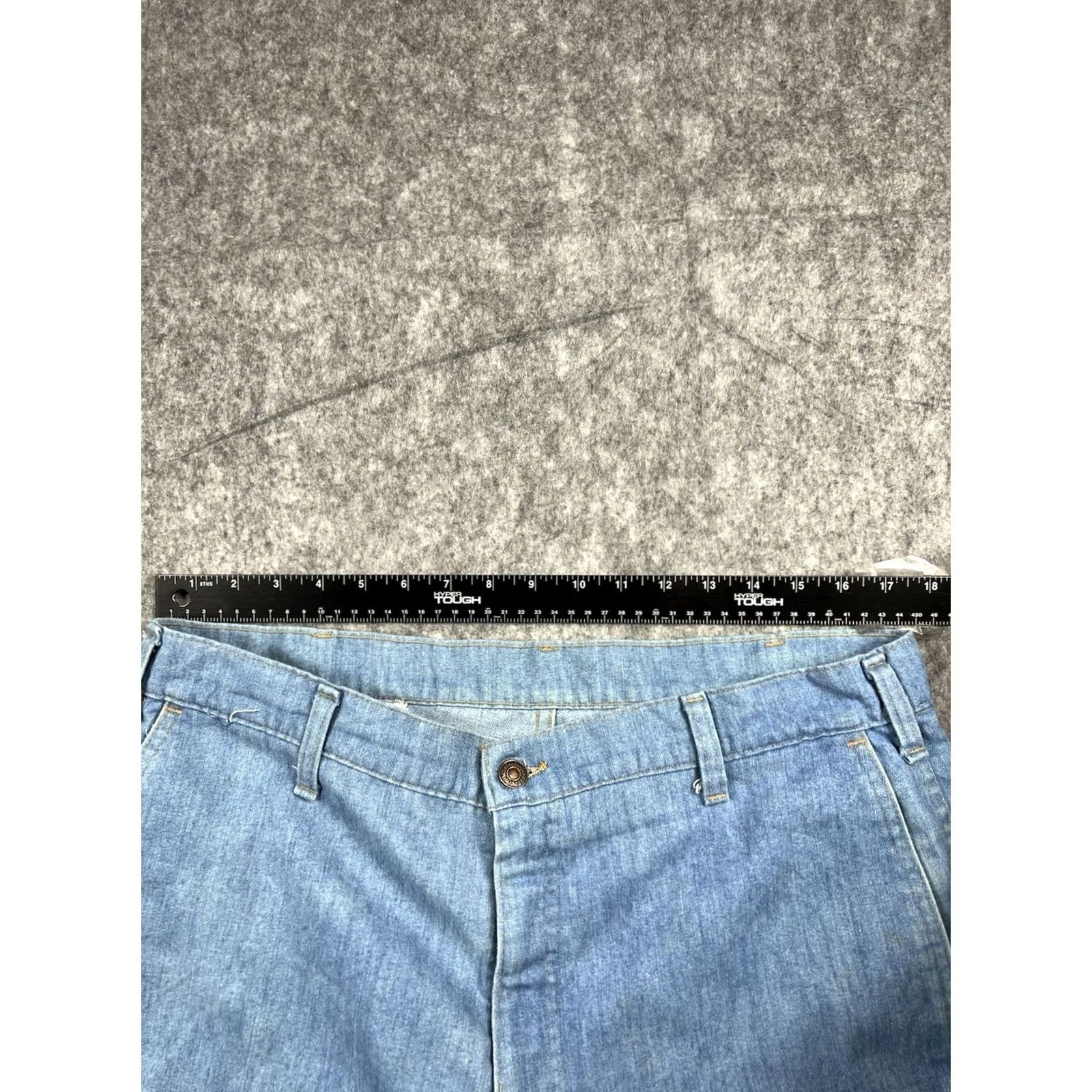 Levi's VINTAGE Levi’s Men's Jeans ORANGE TAB Regular Fit Flat Front Light Denim 38x30 Pants Blue Regular 90s Mens Size US 38 / EU 54 - 3 Thumbnail
