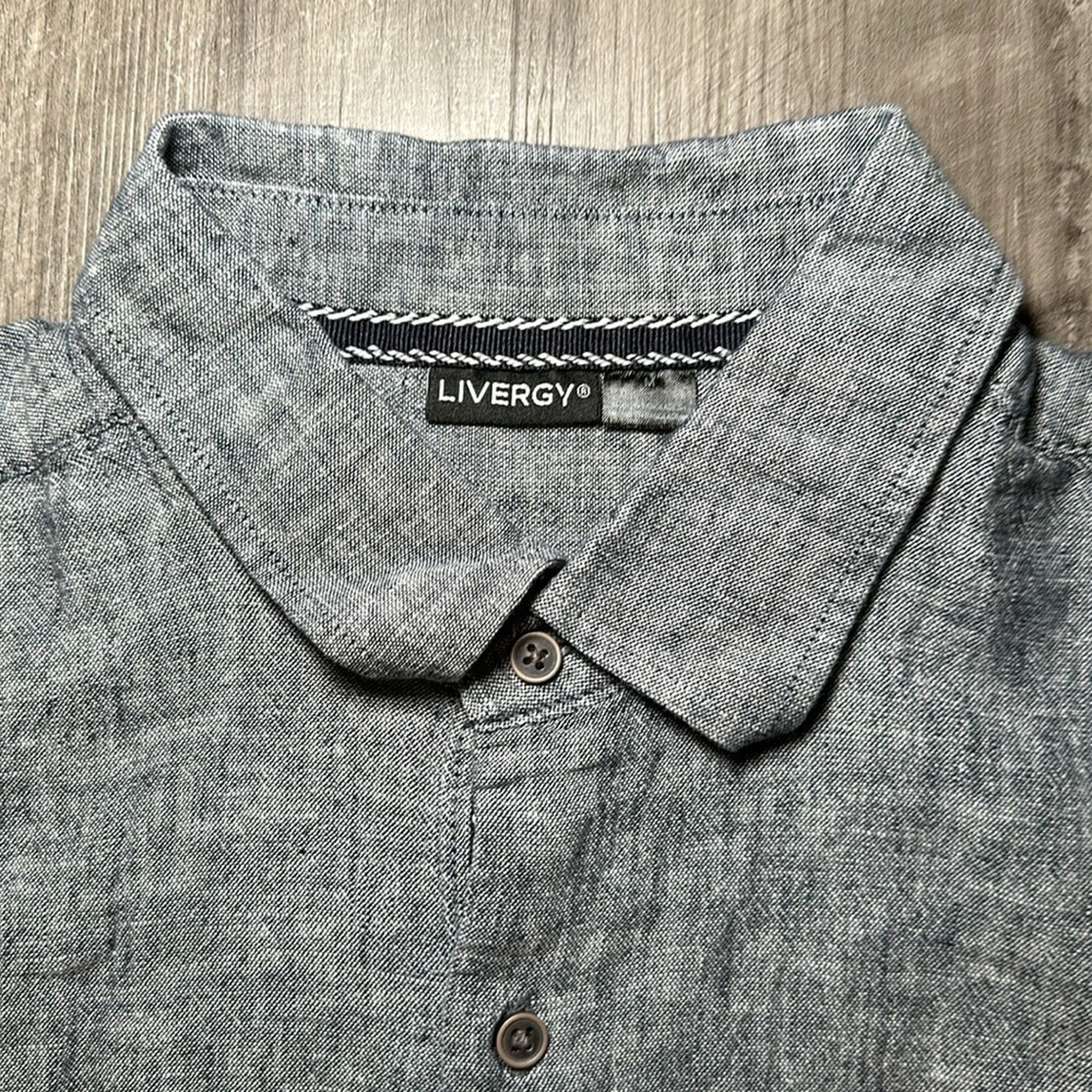 Other Livergy Linen Blend Short Sleeve Button Down - Medium Size US M / EU 48-50 / 2 - 5 Thumbnail