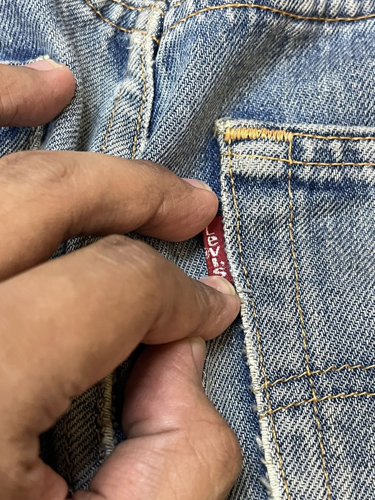 LVC × Levi's × Levi's Vintage Clothing Vintage Levi’s 501 Faded Grunge Denim Size US 31 - 8 Thumbnail