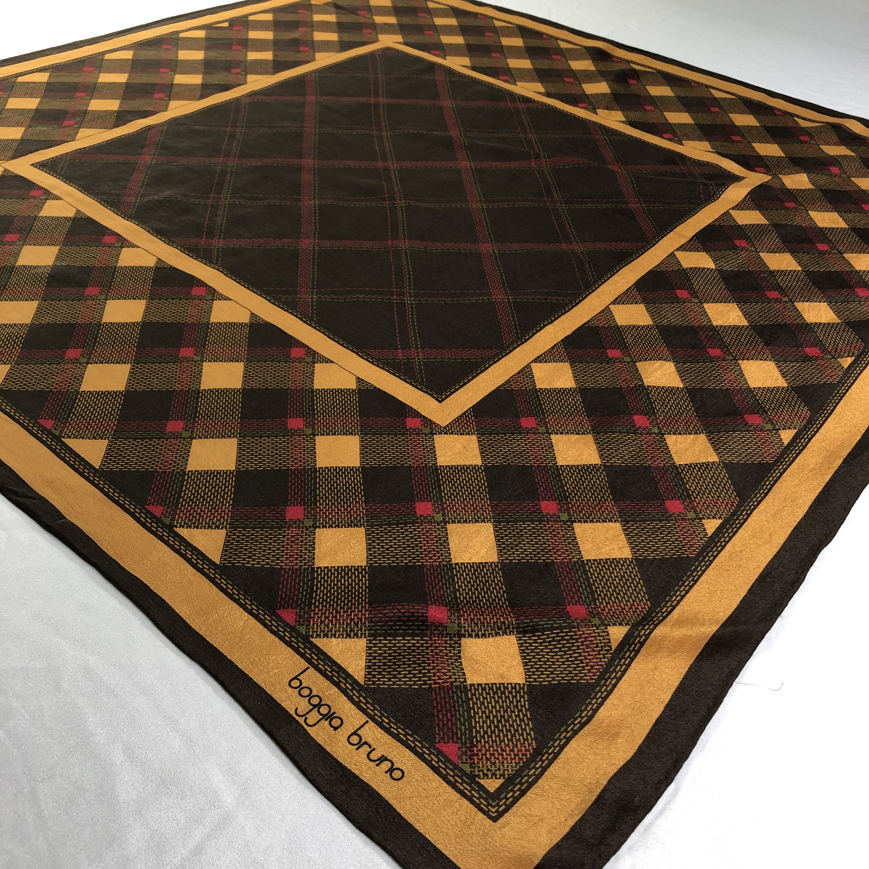 Vintage Vintage Boggia Bruno Silk Scarf Size ONE SIZE - 4 Thumbnail