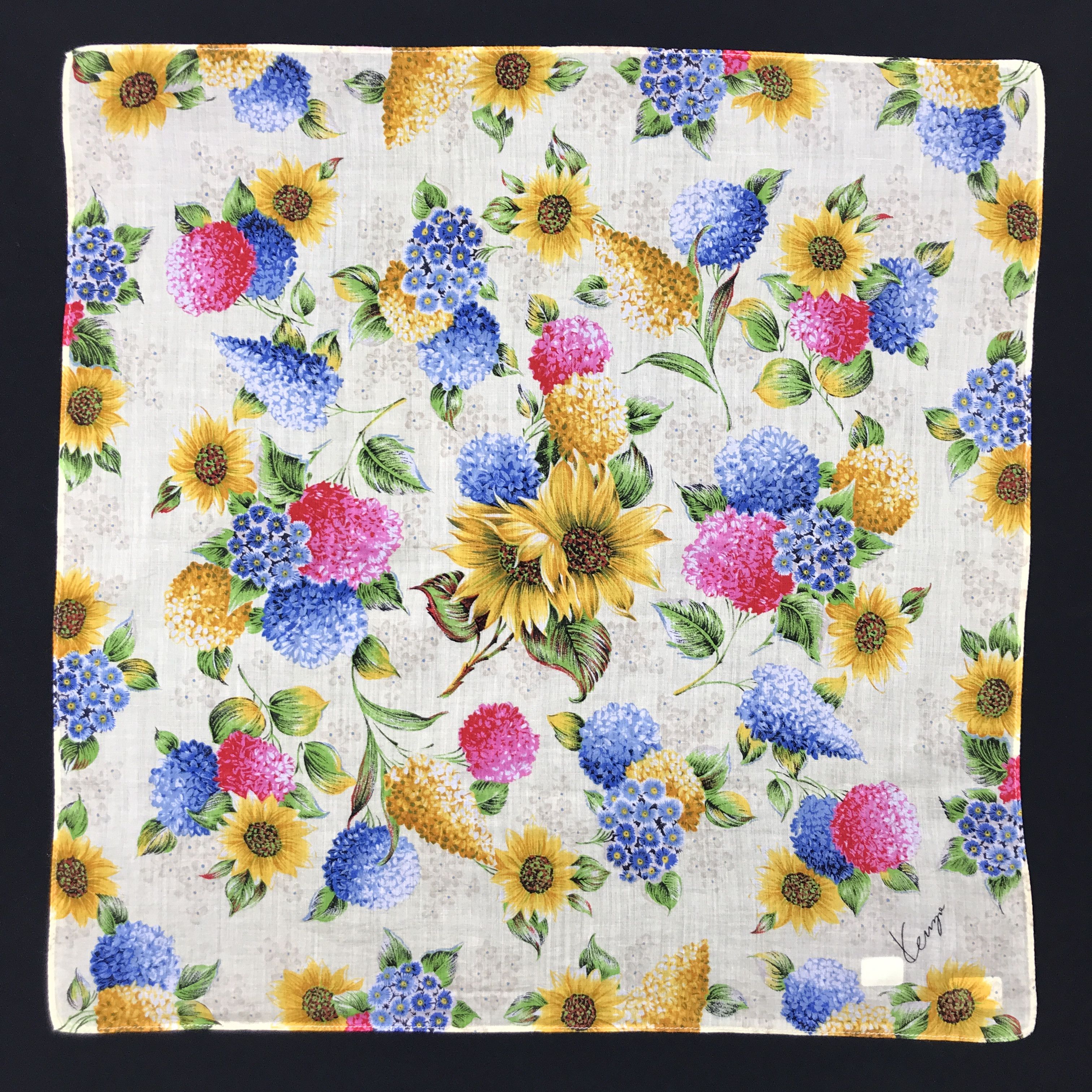 Japanese Brand × Kenzo × Vintage Vintage Kenzo Bandana Neckerchief Handkerchief Size ONE SIZE - 1 Thumbnail