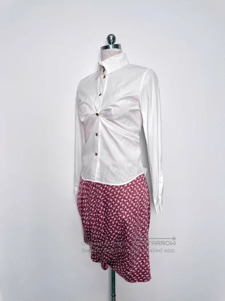 Vivienne Westwood Vivienne Westwood White Saturn Collar Long Sleeve Shirt, w Size M / US 6-8 / IT 42-44 - 5 Thumbnail