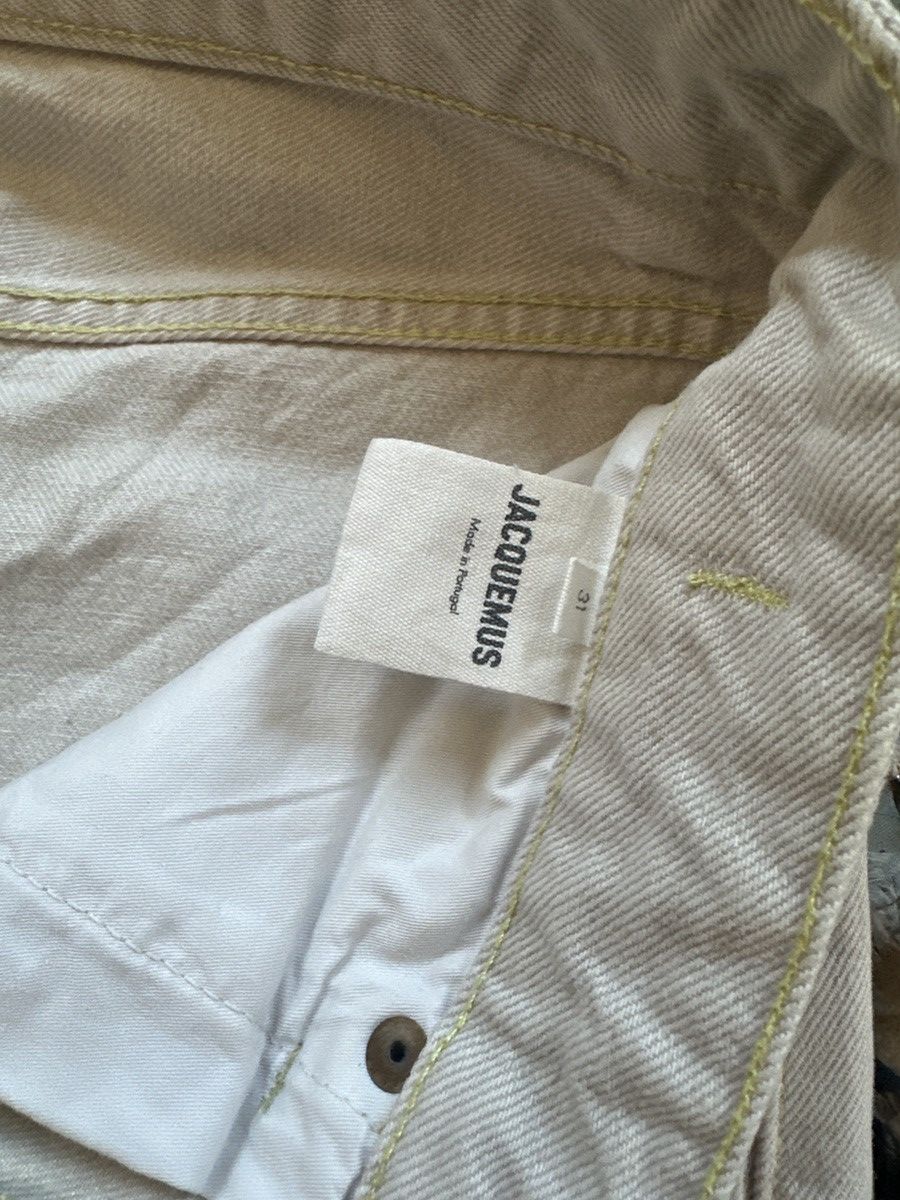 Jacquemus Jacquemus “Le Splash” Beige Jeans $295 RETAIL Size US 31 - 6 Thumbnail