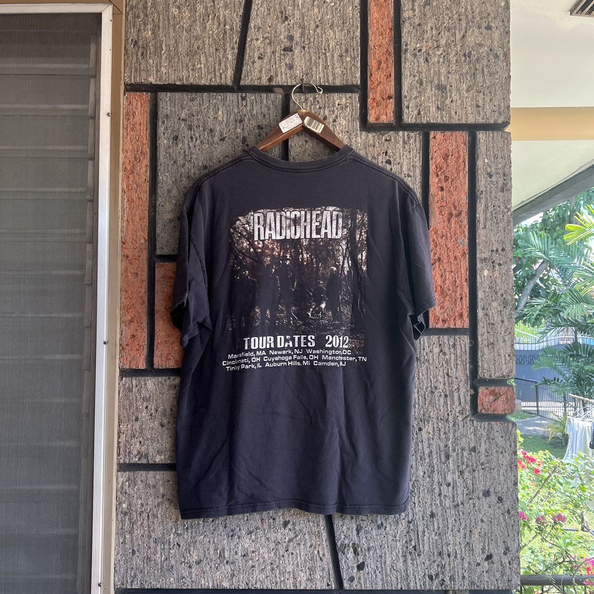 Band Tees × Vintage 2012 Radiohead King of Limbs Parking Lot Band Tour Tee Shirt Size US L / EU 52-54 / 3 - 4 Thumbnail