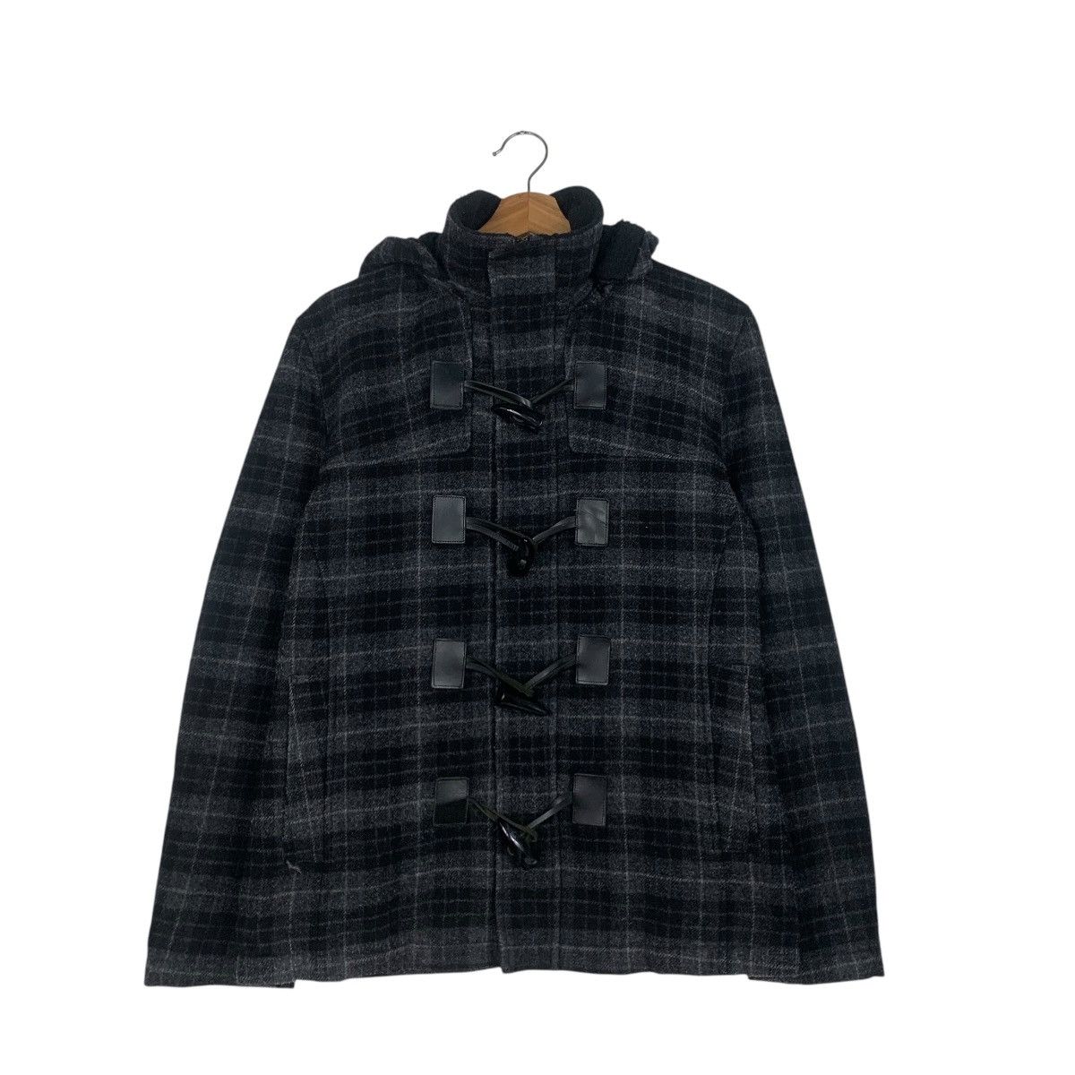ジャケット・アウター 00s japanese label duffel coat hoodie Duffle Coat Japanese Brand | Grailed
