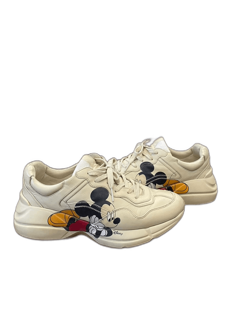 Gucci Gucci Mickey Mouse Sneakers Size 7.5 Size US 7.5 / EU 40-41 - 1 Thumbnail