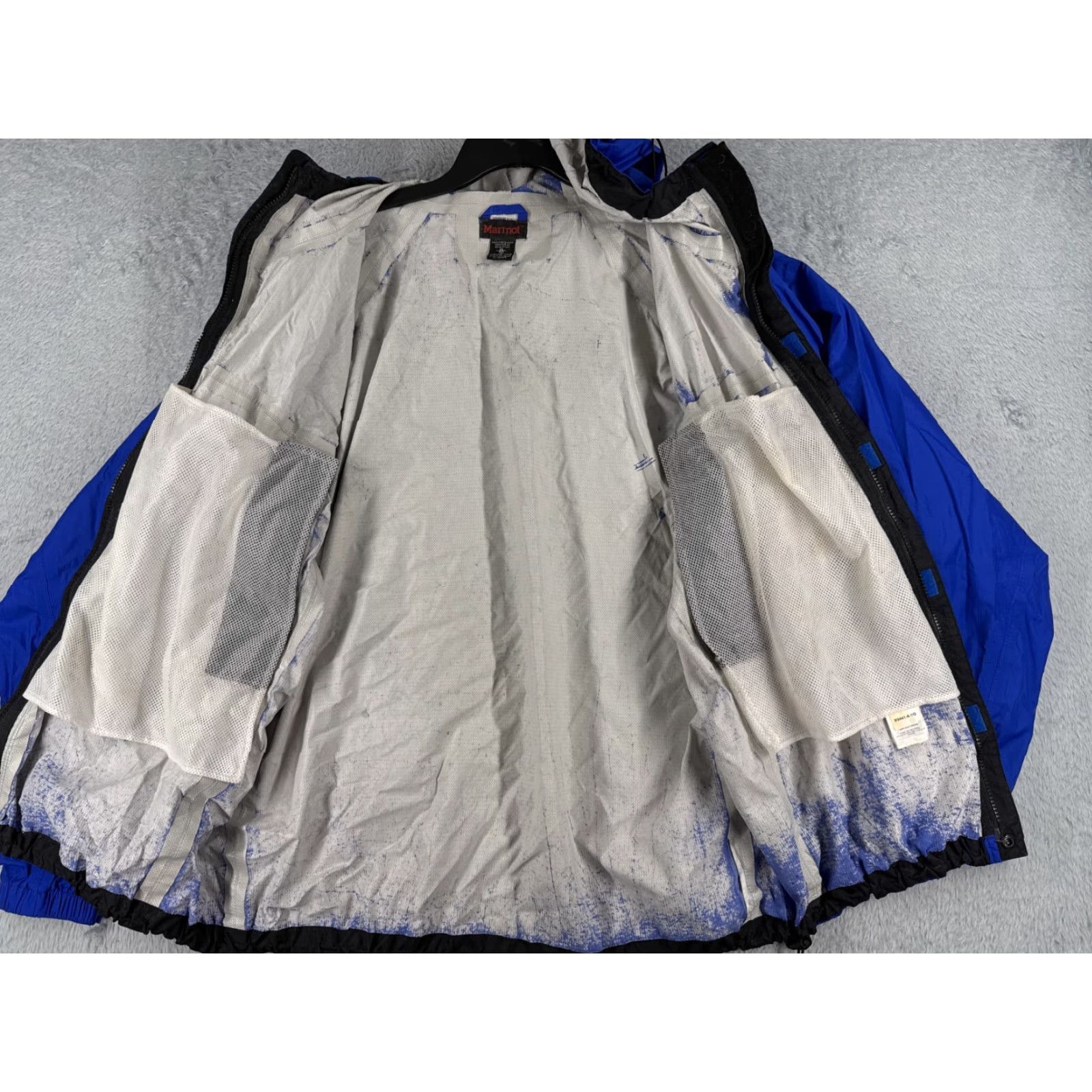 Marmot VINTAGE Marmot Jacket Adult XL Blue Windbreaker Hooded Full Zip Poly Size US XL / EU 56 / 4 - 4 Thumbnail