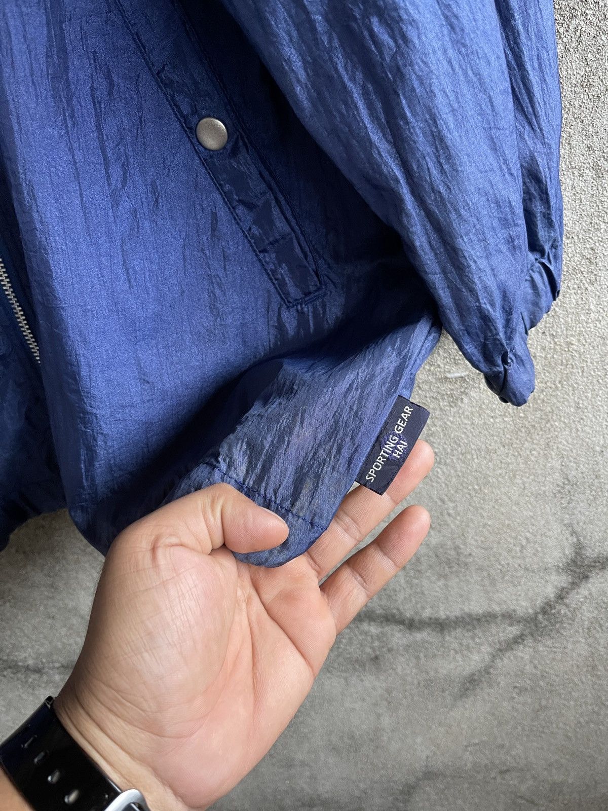 Hai Sporting Gear × Issey Miyake × Vintage Last Drop🔥Vtg Hai Sporting Gear Issey Miyake Light Jacket Size US L / EU 52-54 / 3 - 6 Thumbnail