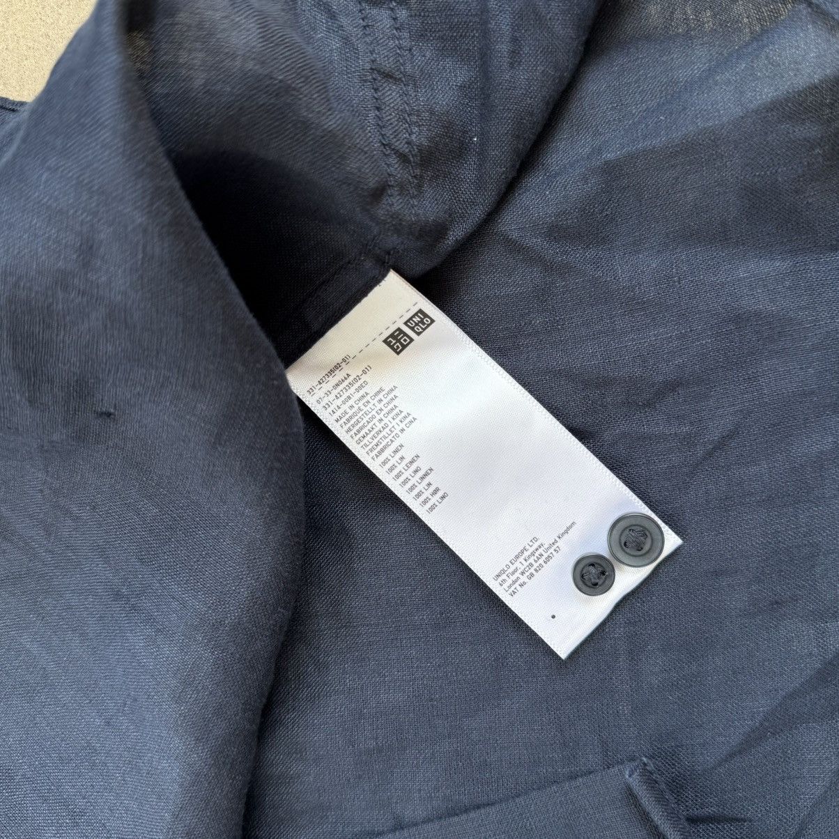Uniqlo Uniqlo Linen Button Up Shirt Size US XL / EU 56 / 4 - 4 Thumbnail