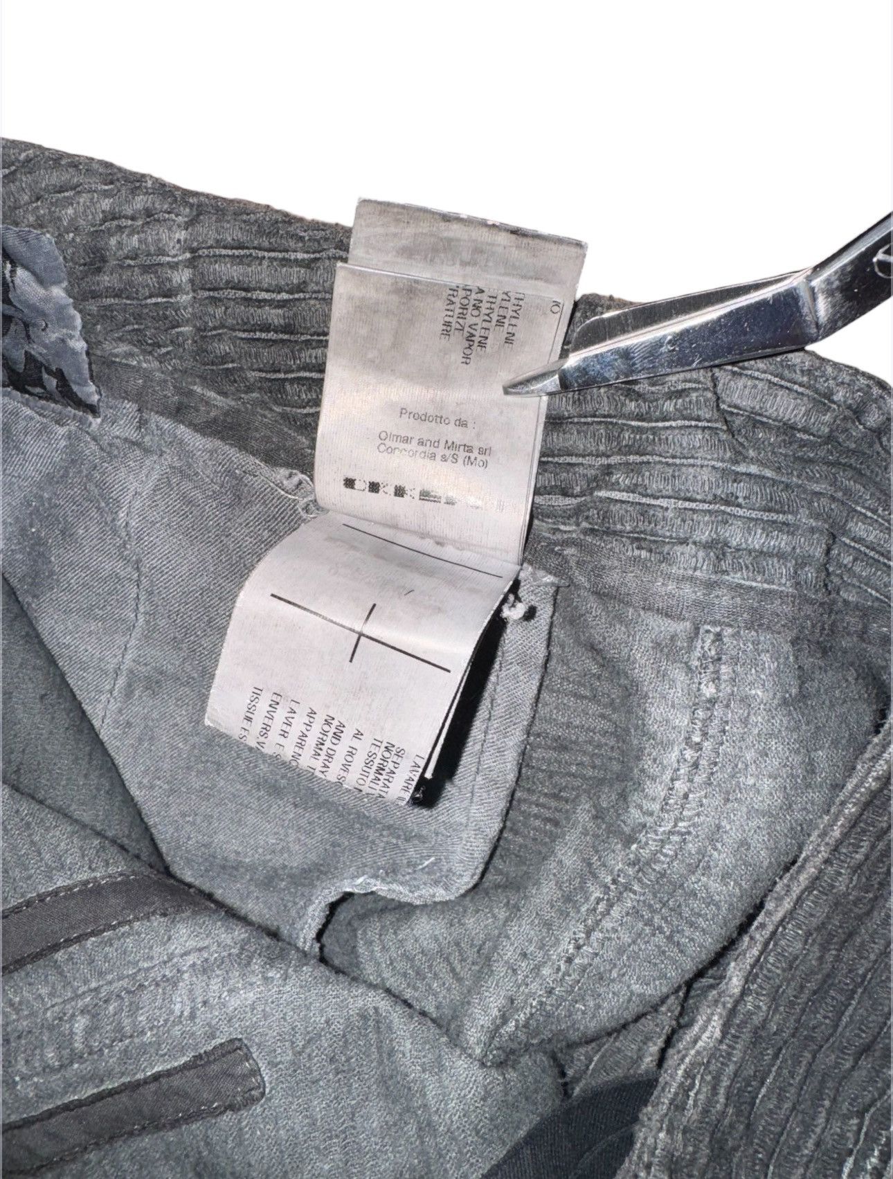 Rick Owens Rick Owens FW09 Corduroy Aircut Denim Size US 31 - 12 Thumbnail