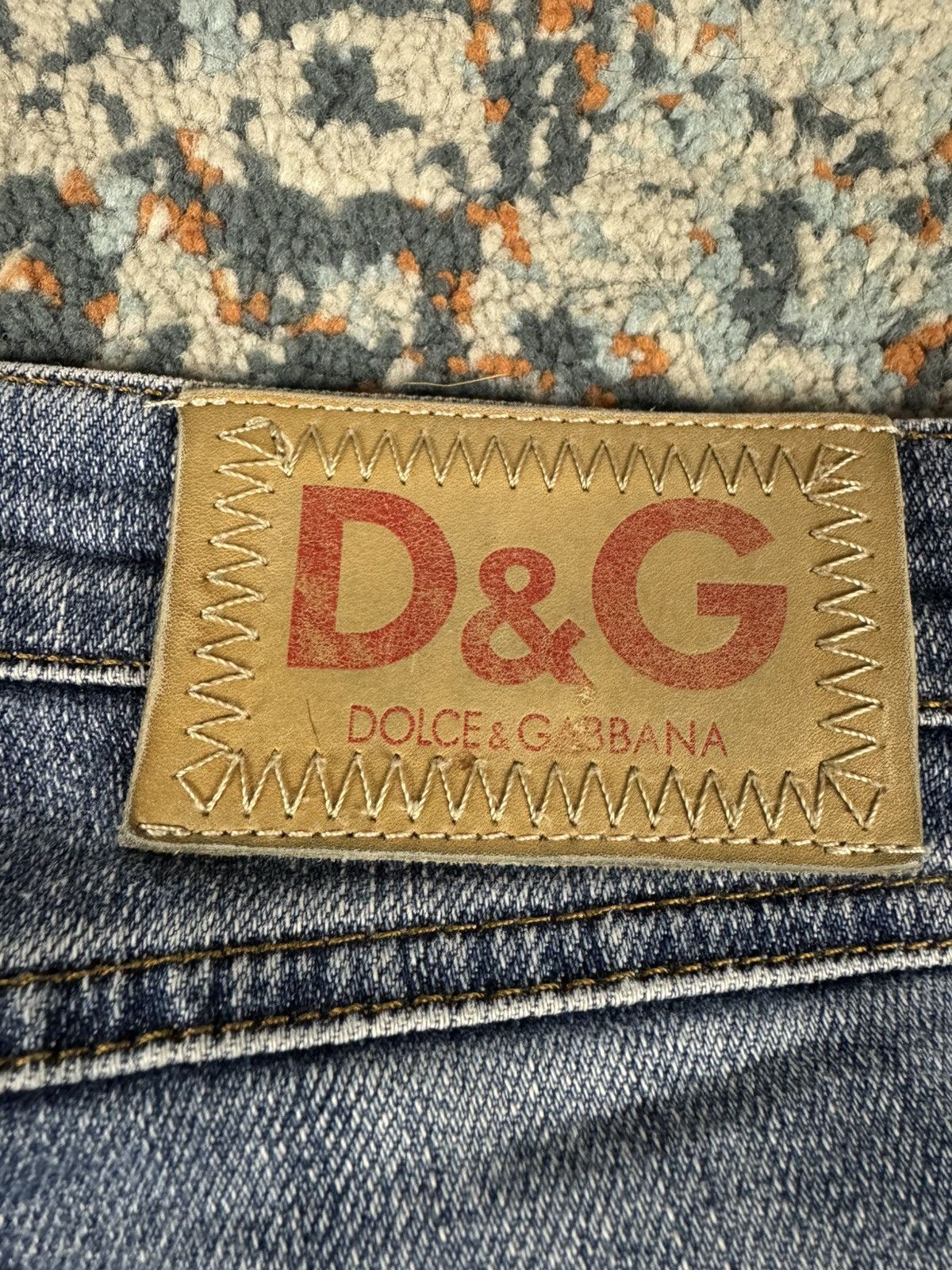 Dolce & Gabbana Vintage Y2K Dolce & Gabbana D&G low rise hip washed jeans Size 28" / US 6 / IT 42 - 11 Thumbnail