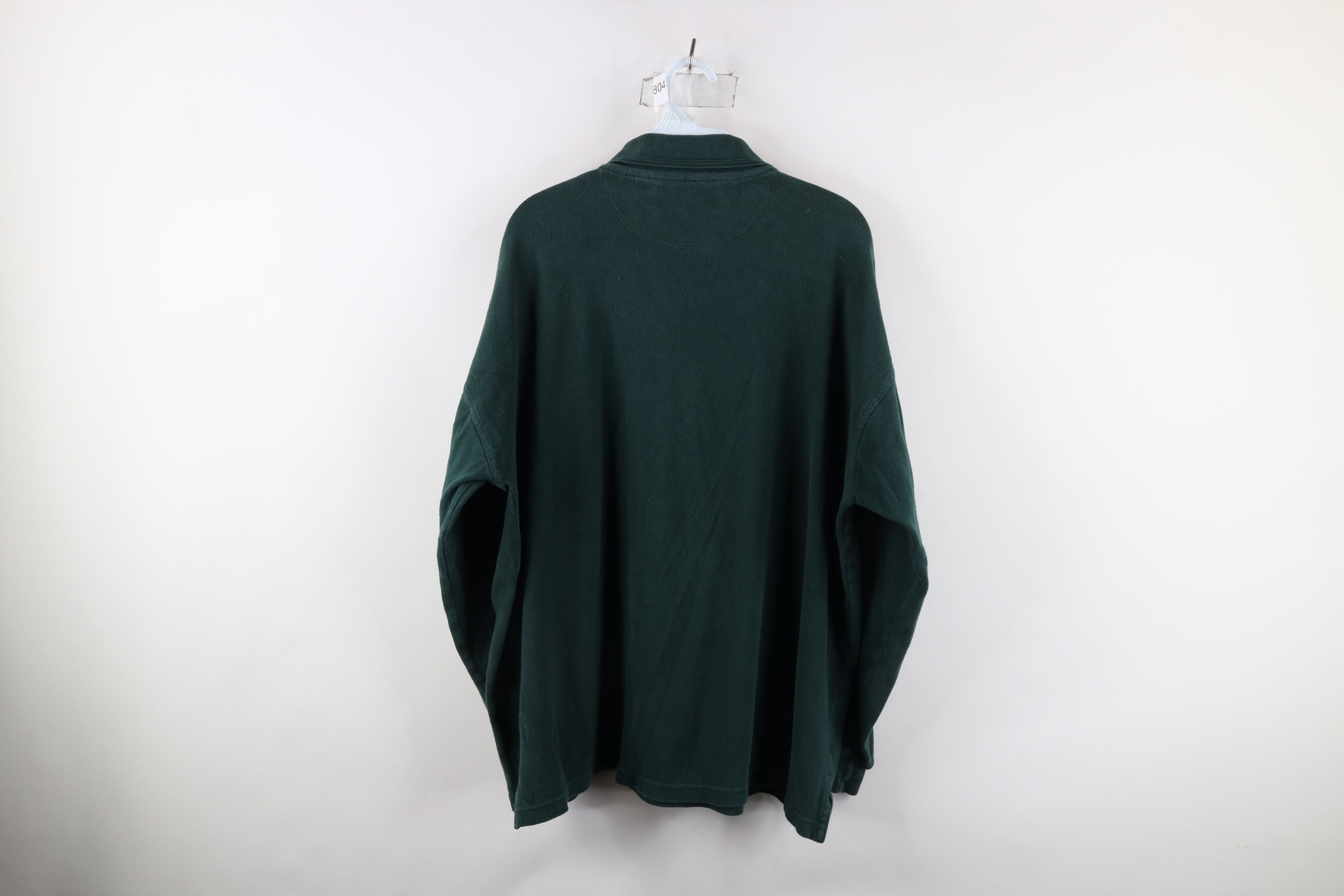 Vintage Vintage 90s Streetwear Long Sleeve Rugby Polo Shirt Green Size US XL / EU 56 / 4 - 6 Thumbnail