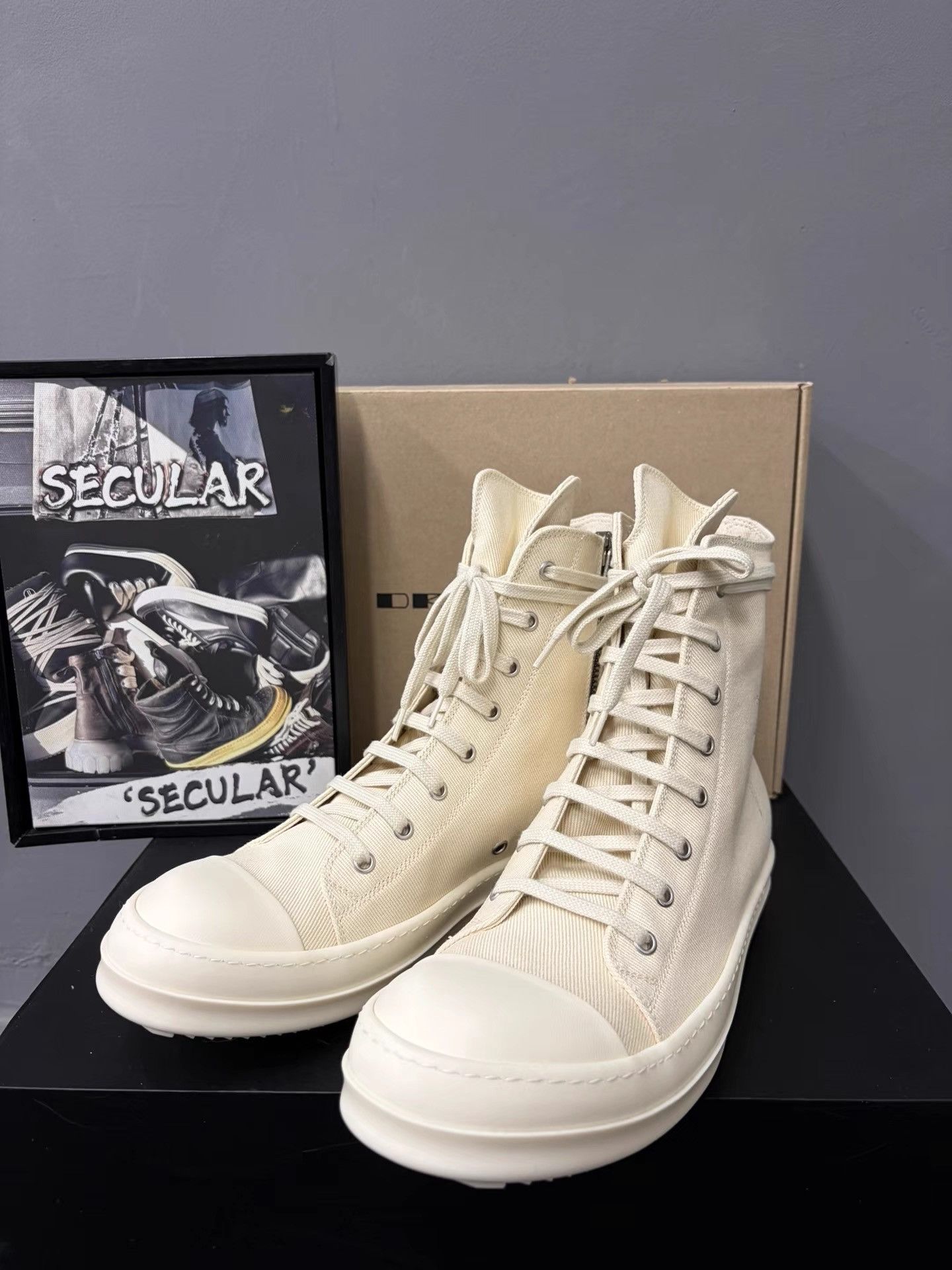 Rick Owens RickOwens DRKSHDW High-top Big Converse K34 Size US 7 / EU 40 - 1 Thumbnail