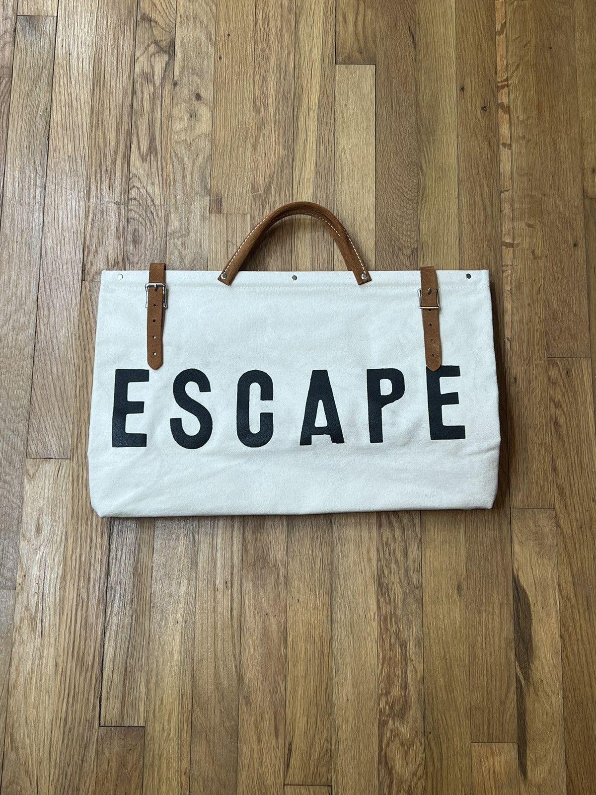 Other Forestbound Escape Natural Canvas Utility Bag Leather Trim Size ONE SIZE - 4 Thumbnail