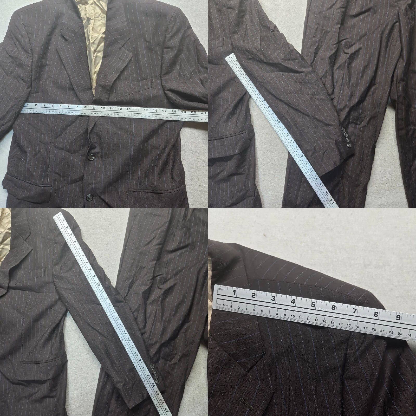 Ralph Lauren Lauren Ralph Lauren Black Wool Blazer Jacket Adult Men's 40R Business Coat Size 40R - 8 Thumbnail