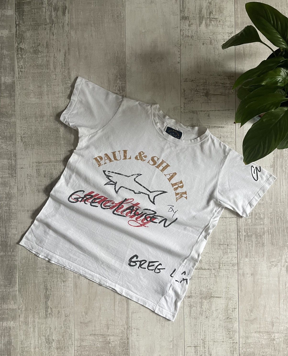 Greg Lauren × Paul & Shark Paul & Shark Greg Lauren T-Shirt Big 
