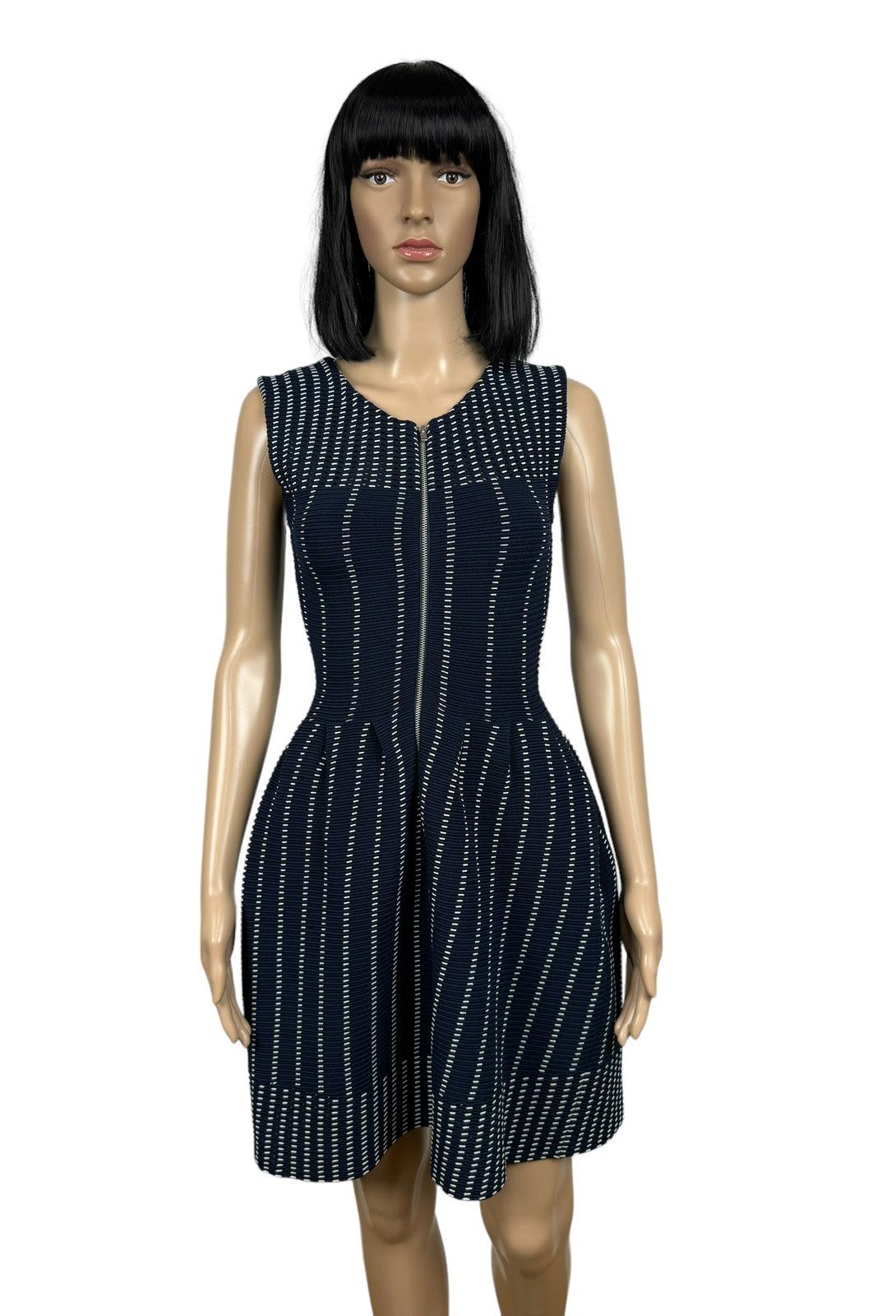 Maje Maje Romuald Striped Jacquard Mini Dress size 1 Size S / US 4 / IT 40 - 1 Thumbnail