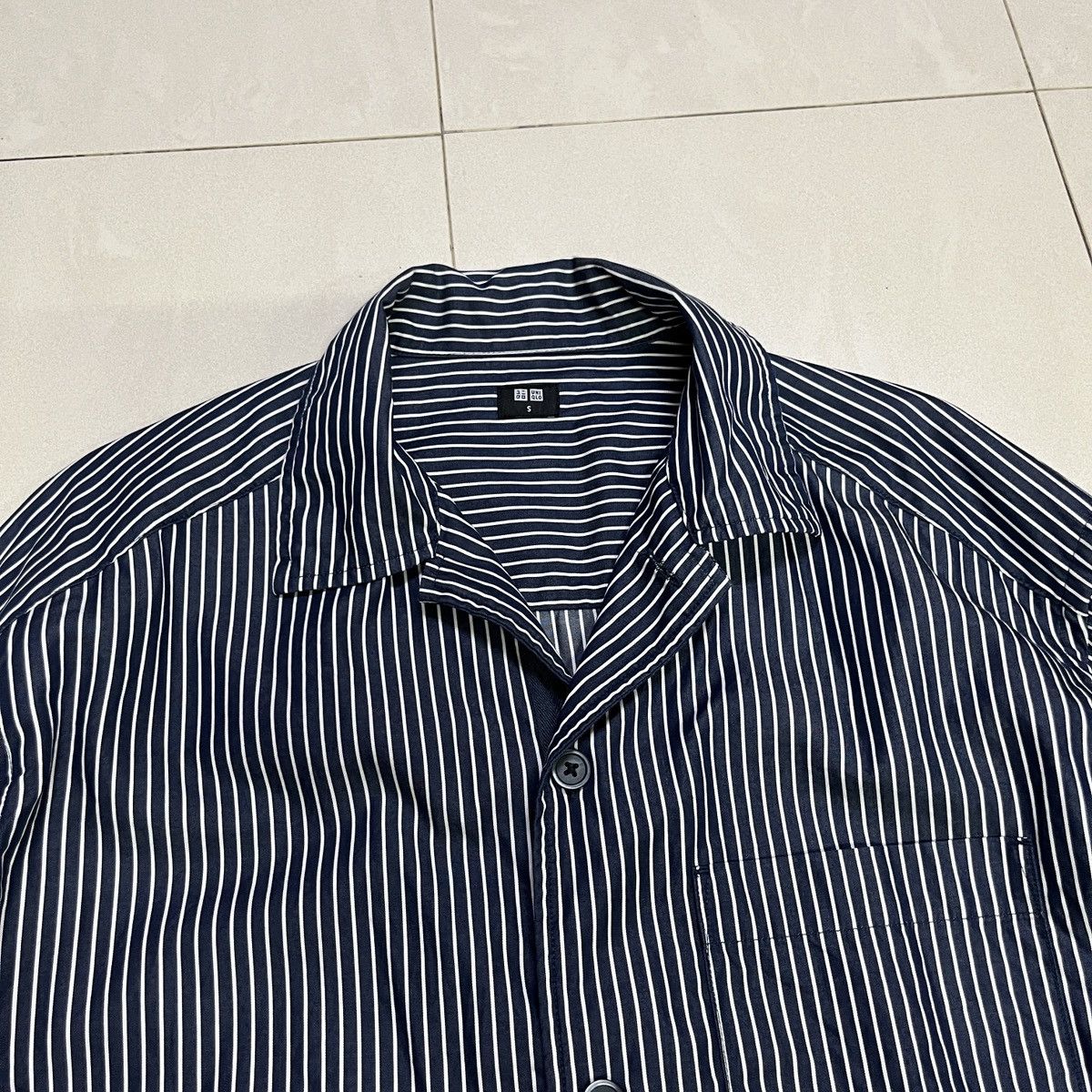 Japanese Brand × Uniqlo Uniqlo Stripes Longsleeve Button Up Shirt Size US M / EU 48-50 / 2 - 6 Thumbnail