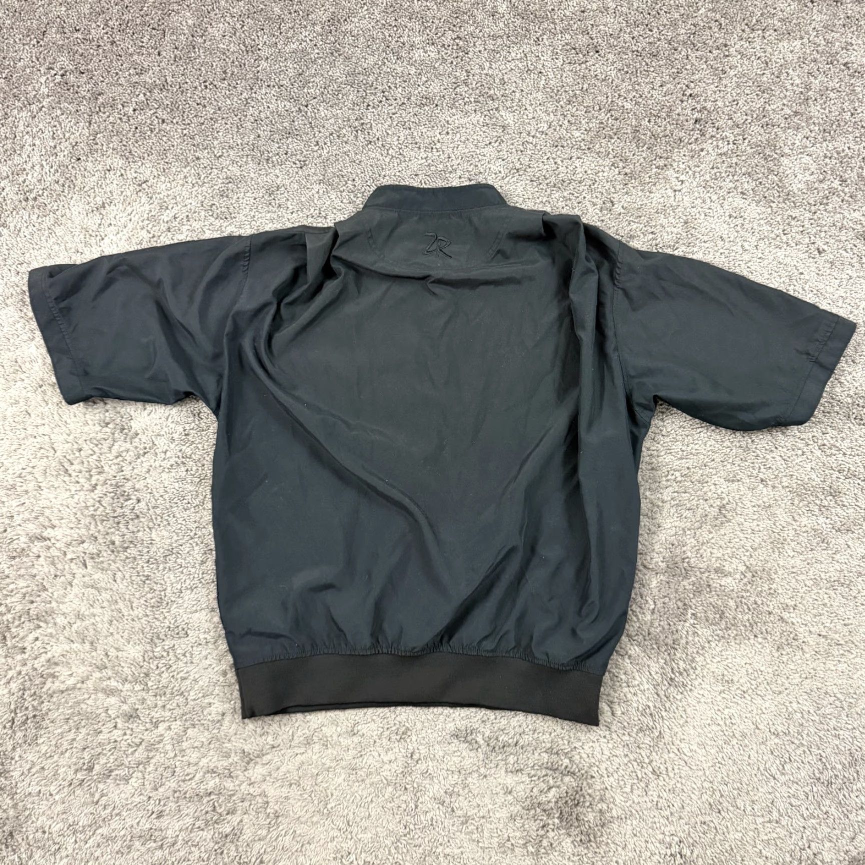 Vintage Zero Restriction Jacket Women M Black Windbreaker 1/4 Zip Pockets USA Size 32" / US 10 / IT 46 - 4 Thumbnail