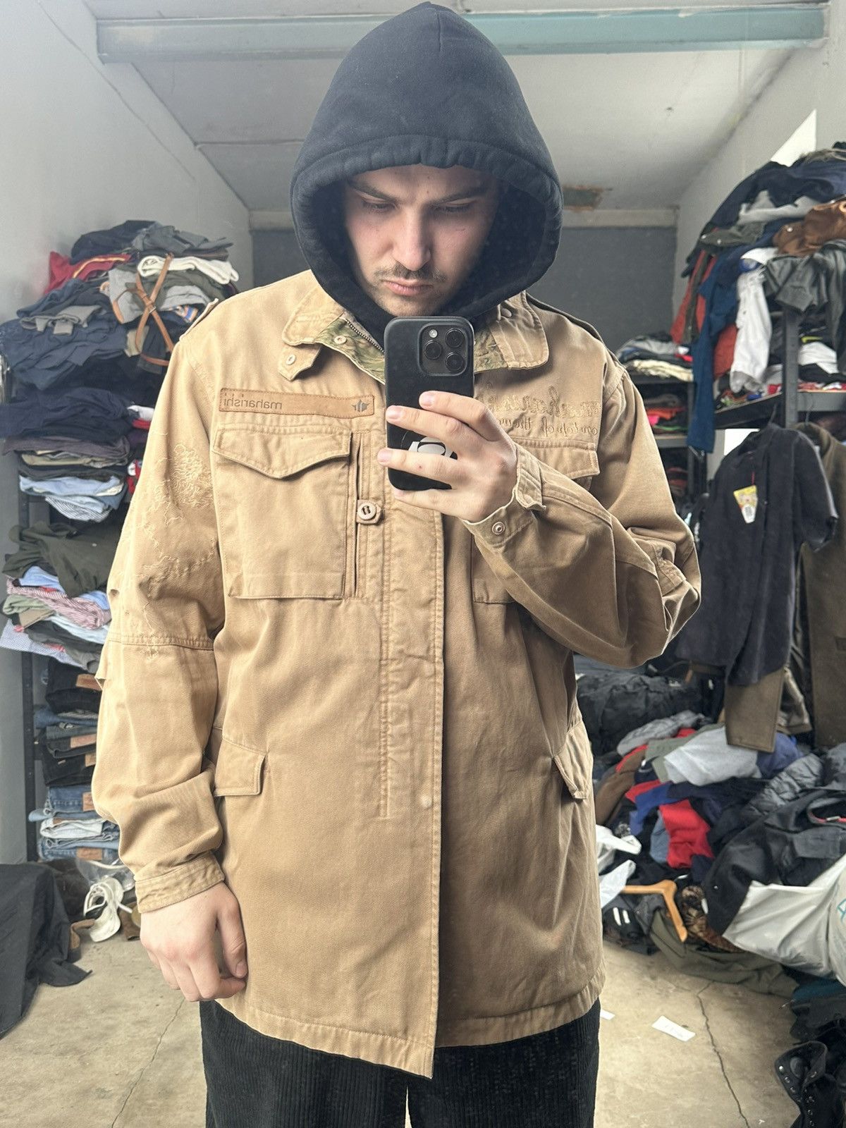 Maharishi Maharishi m 65 jacket embroidered logo Size US XL / EU 56 / 4 - 21 Thumbnail