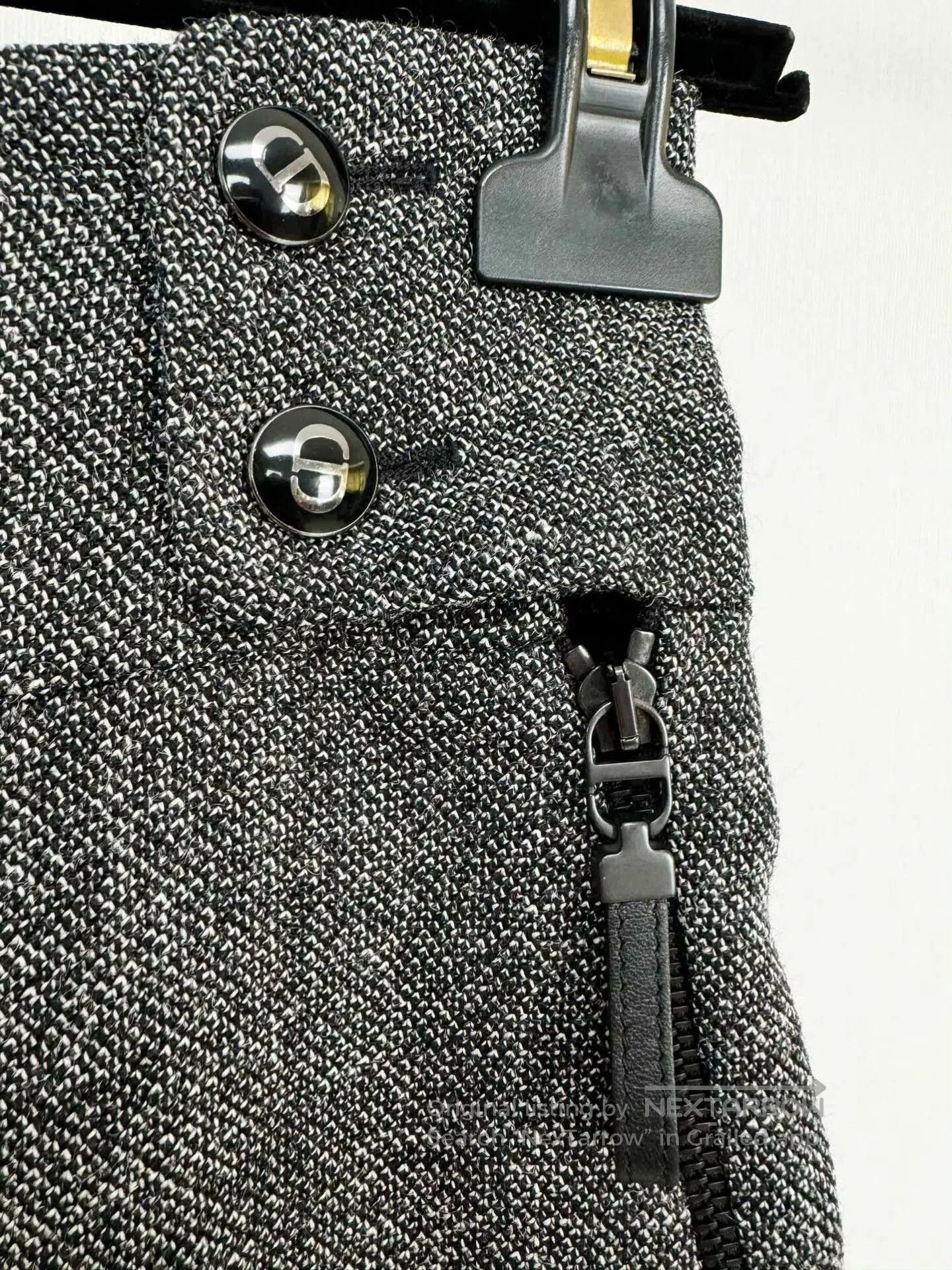 Dior high-waisted wool silk pants by dior. Size US 34 / EU 50 - 3 Thumbnail
