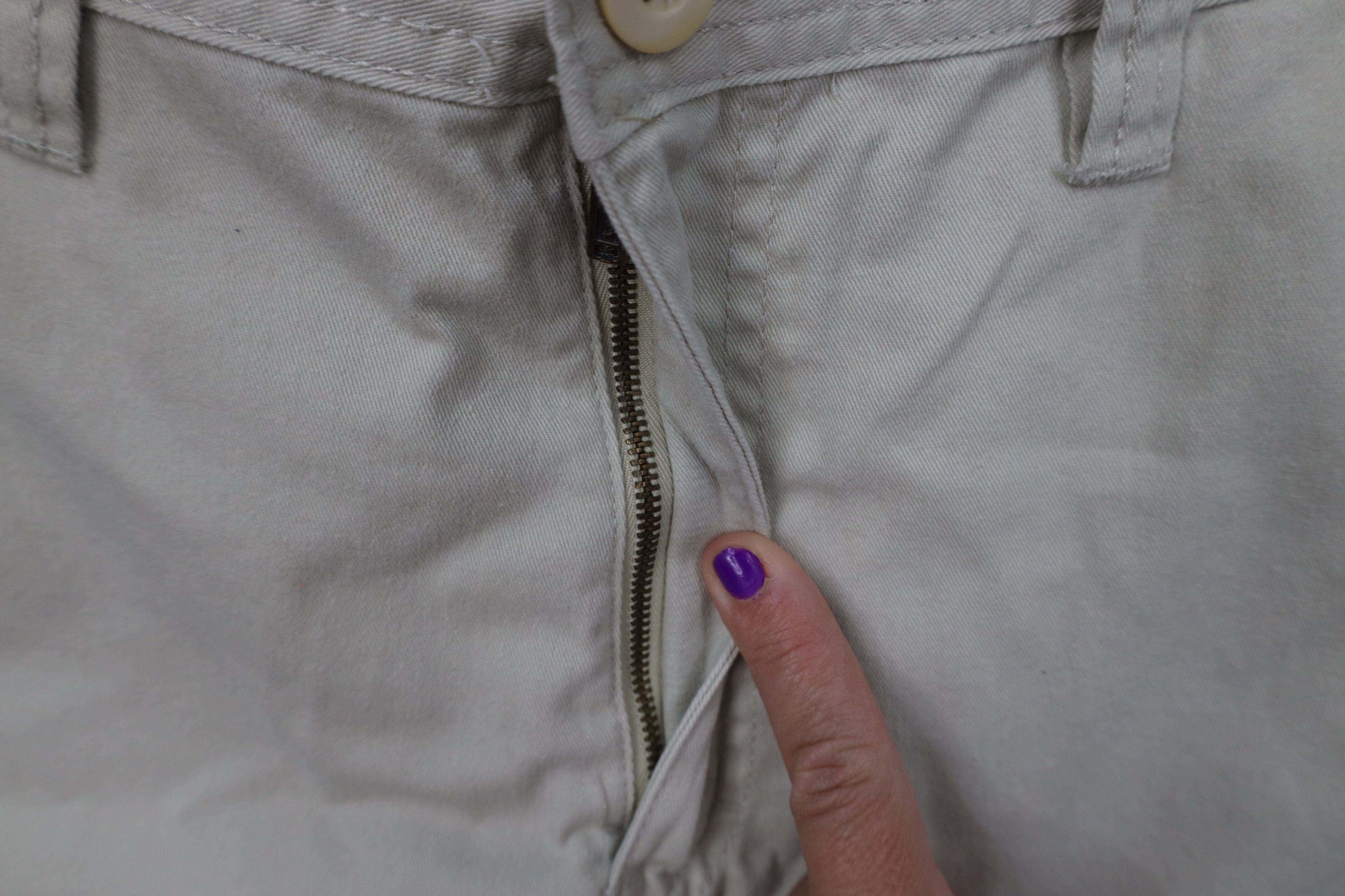 Vintage Vintage 90s Y2K Streetwear Loose Fit Cargo Shorts Beige Size US 36 / EU 52 - 7 Thumbnail