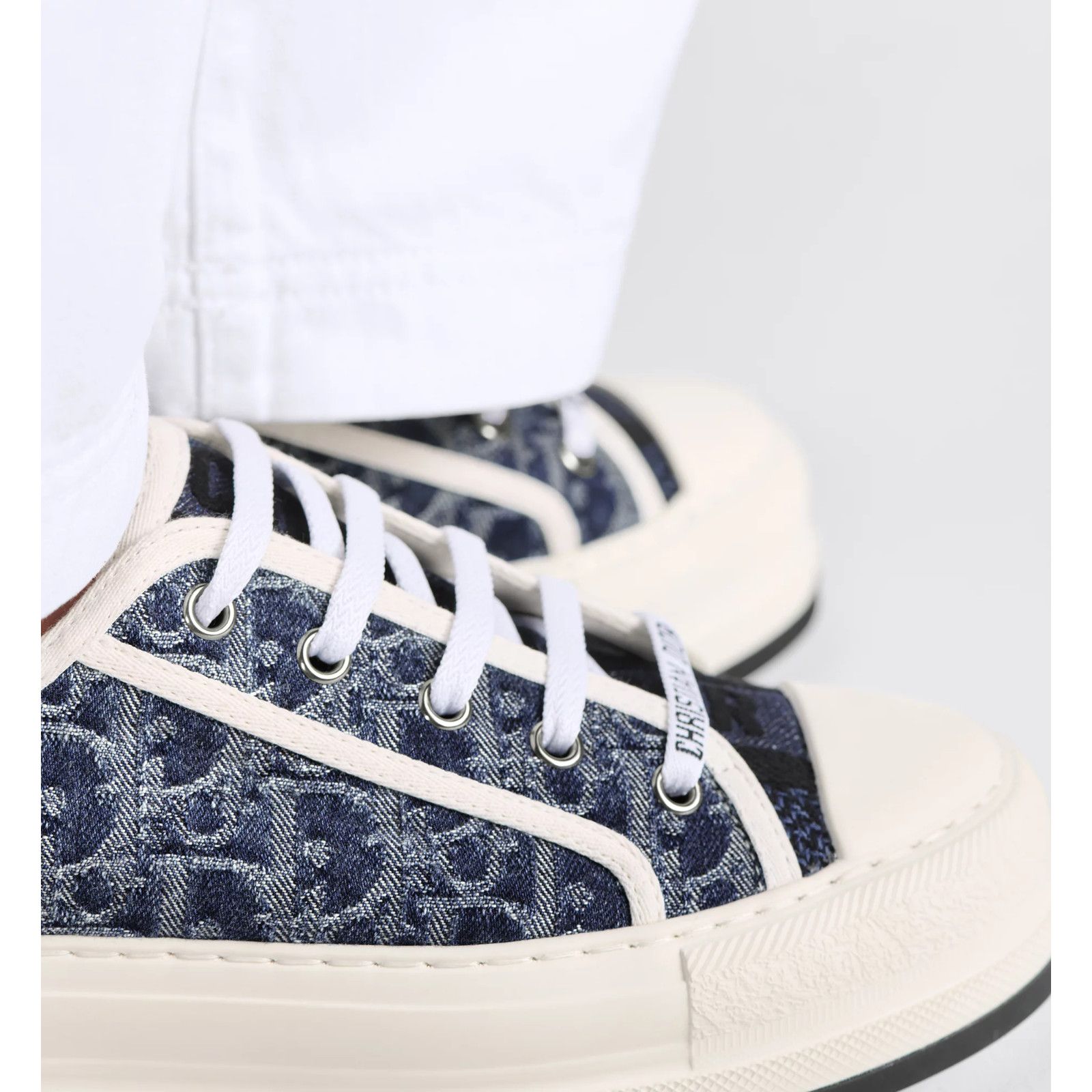 Dior Dior Walk'N'Dior Denim Logo Flat Low Platform Sneaker 41 Size US 11 / IT 41 - 7 Thumbnail