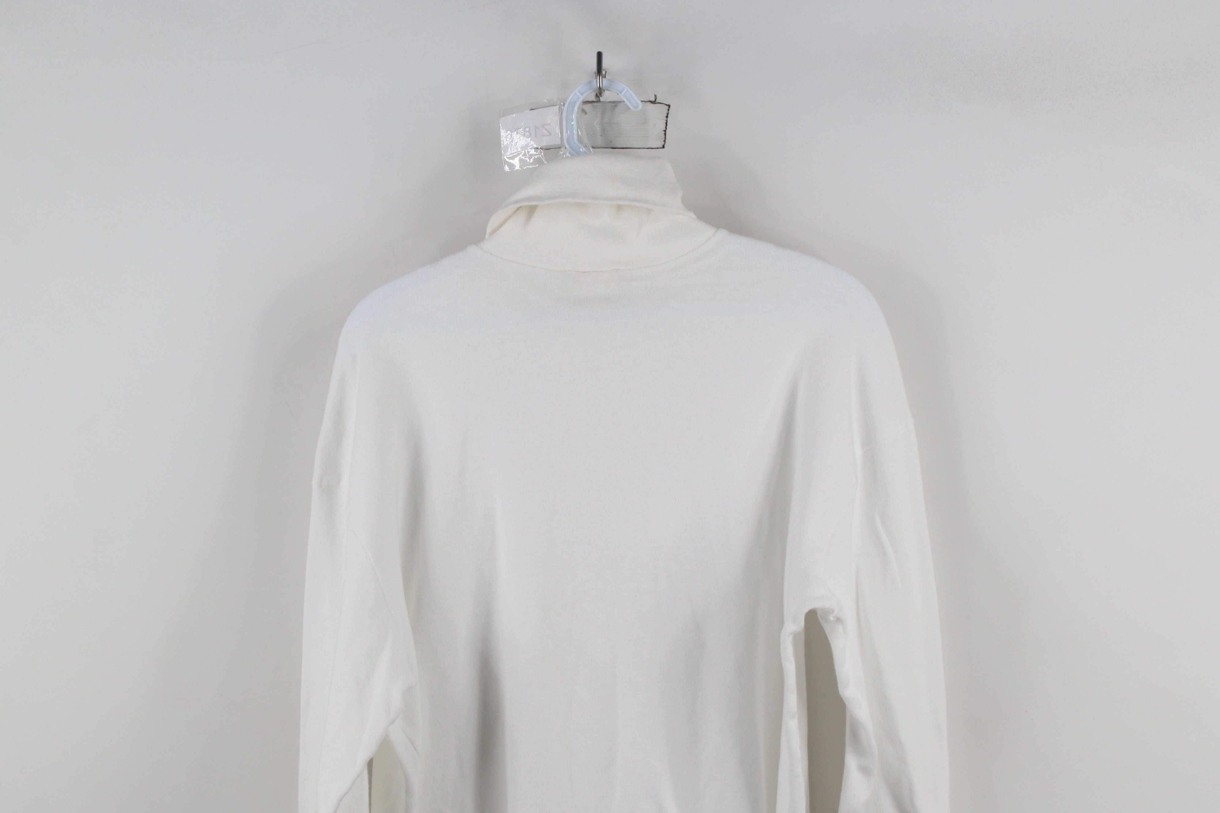 Vintage Vintage 90s Streetwear Long Sleeve Turtleneck T-Shirt USA Size US XL / EU 56 / 4 - 8 Thumbnail