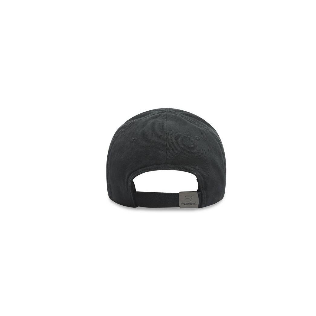 Balenciaga o1mt1gz0924 Size: S / Scissors Crest Cap in Black Size ONE SIZE - 3 Thumbnail