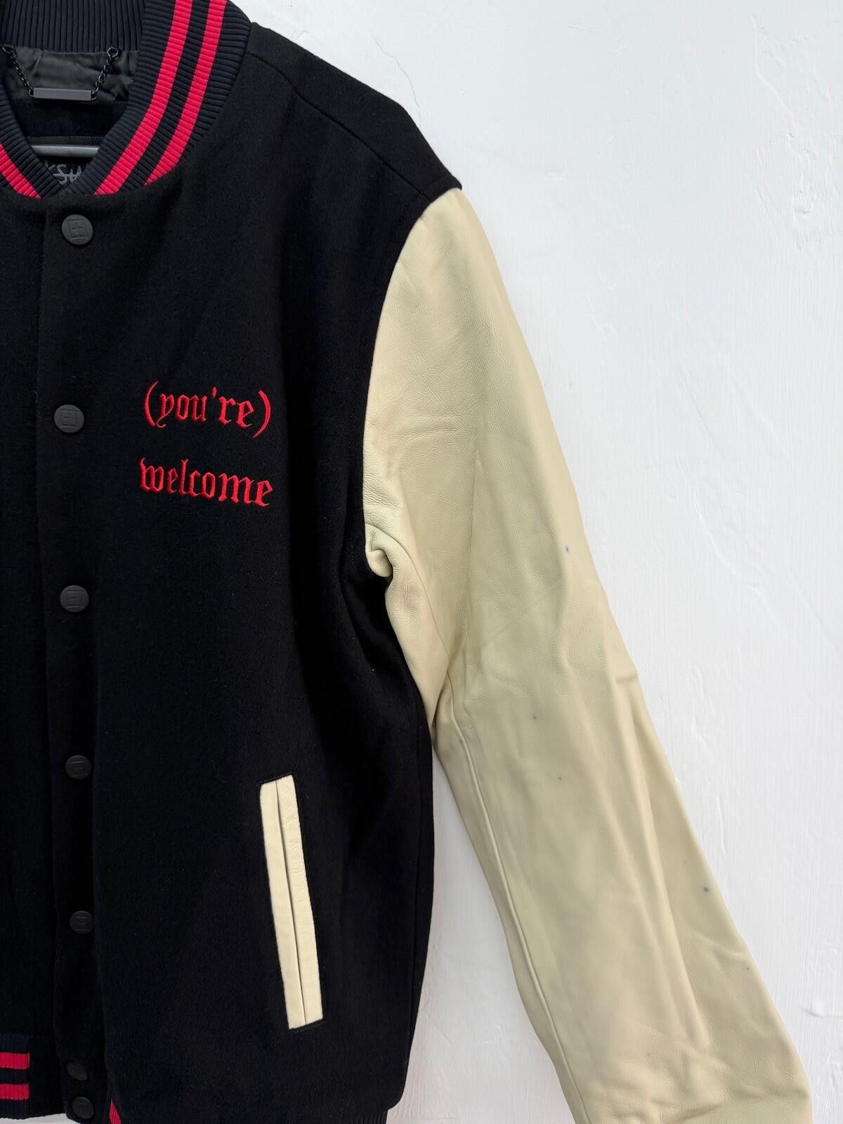 Ksubi new ksubi mens Icons king Letterman Jacket leather medium 1 Size US M / EU 48-50 / 2 - 5 Thumbnail