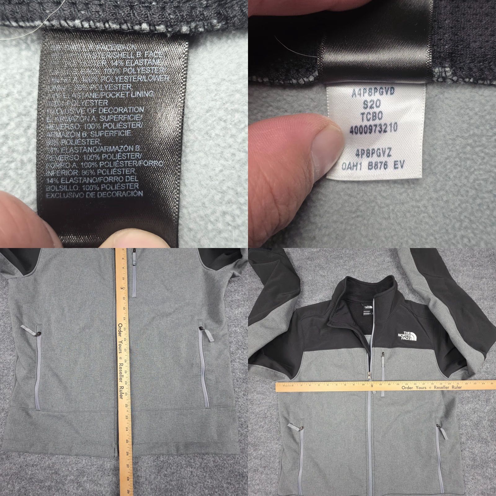 The North Face The North Face Jacket Men Medium Gray Apex Bionic Soft Shell Windwall Hiking Size US M / EU 48-50 / 2 - 8 Thumbnail