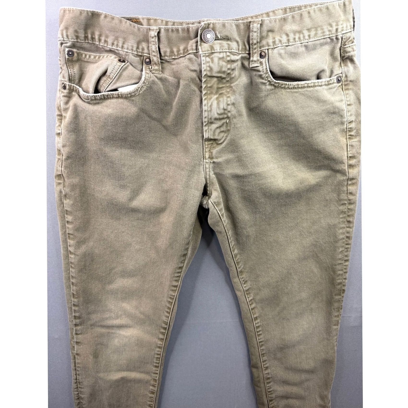 American Eagle Outfitters American Eagle Outfitters Core Flex Pants Mens Olive Green Slim Fit 34x34 Size US 34 / EU 50 - 5 Thumbnail