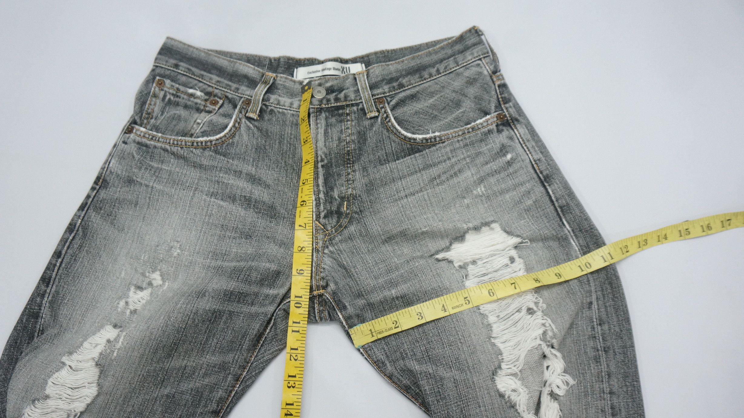 Edwin 🔥 EDWIN XV Vintage Distressed Ripped Jeans Size US 31 - 13 Thumbnail