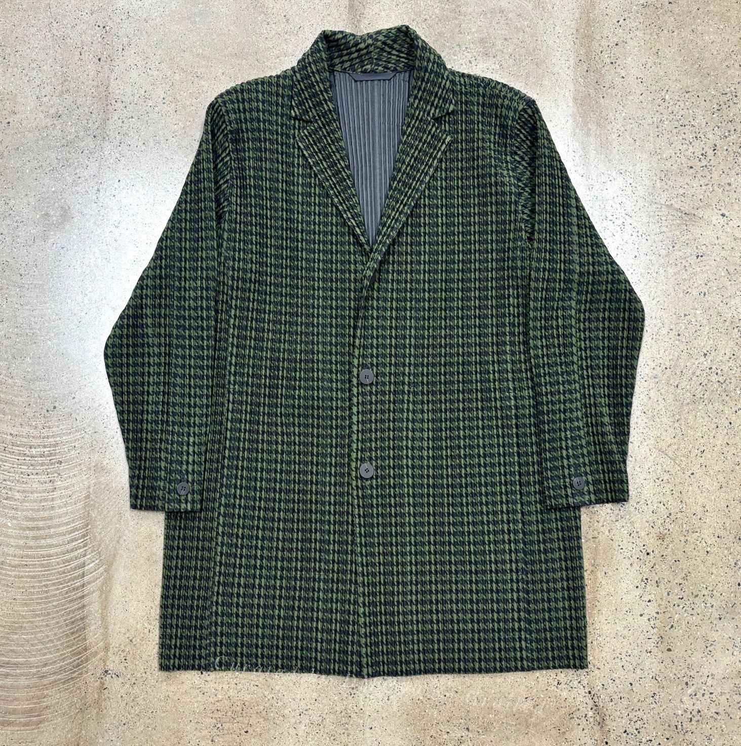 Issey Miyake Issey Miyake Pleated Houndstooth Blazer Limited Size US M / EU 48-50 / 2 - 1 Thumbnail