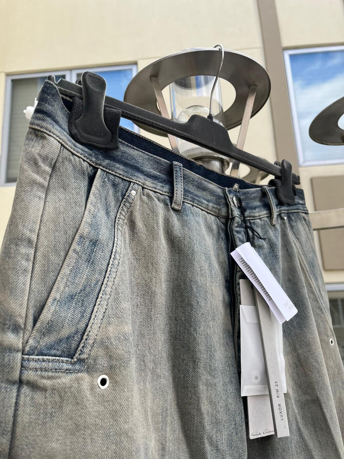 Rick Owens o1rshd1 Tailored Bela Distressed Denim Jeans Degrade Jeans Size US 36 / EU 52 - 6 Thumbnail