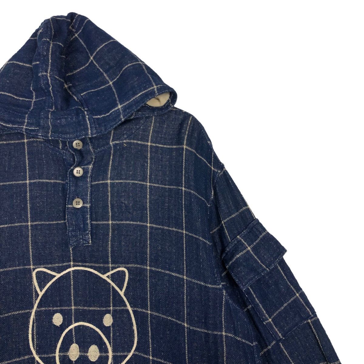 Hysteric Glamour 🔥Oversized Jacket Drug Store’s Big Logo Pig Tartan Design Size US L / EU 52-54 / 3 - 6 Thumbnail