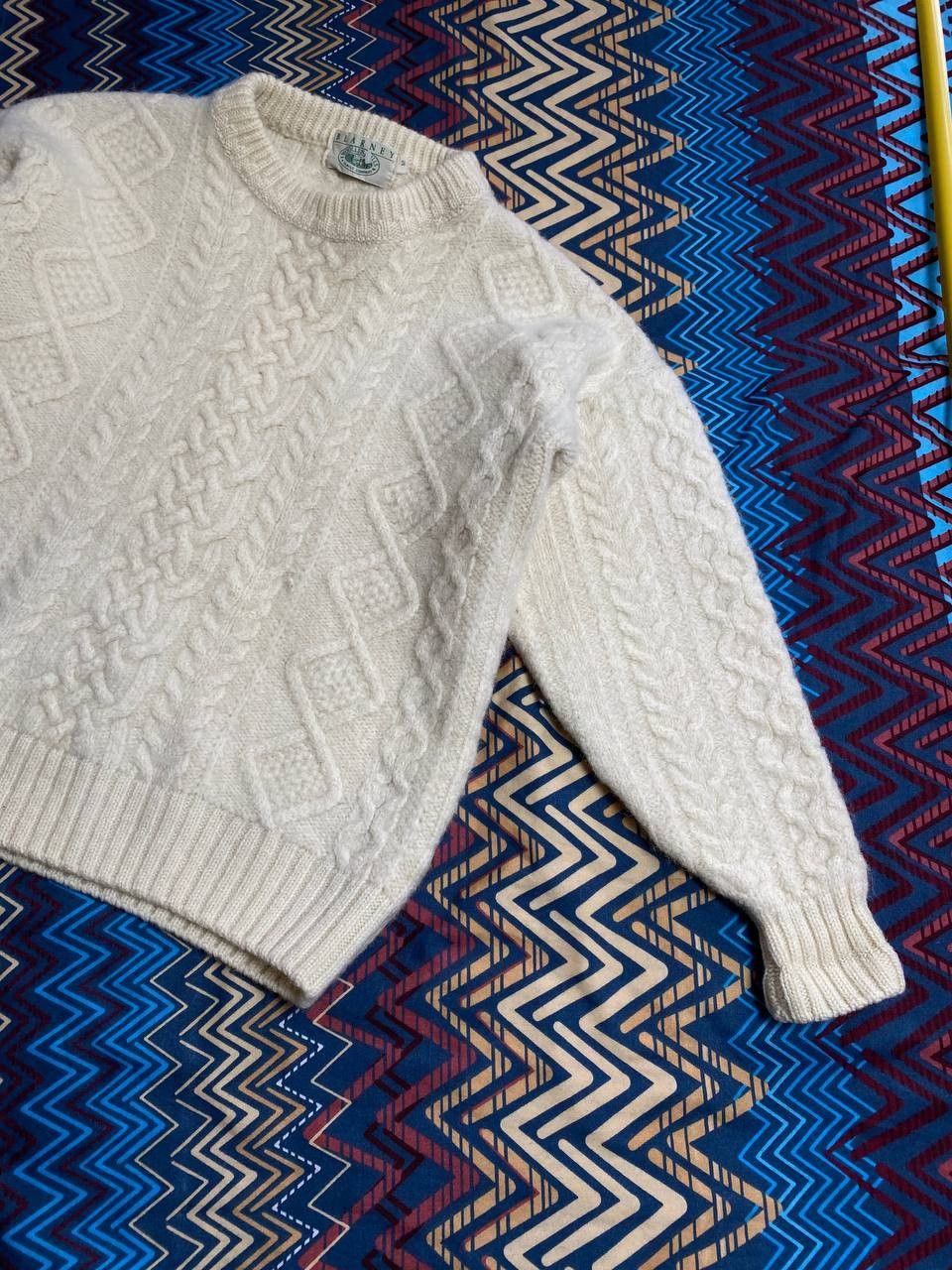 Vintage Y2K streetwear Vintage BLARNEY Sweaters white Size US M / EU 48-50 / 2 - 5 Thumbnail
