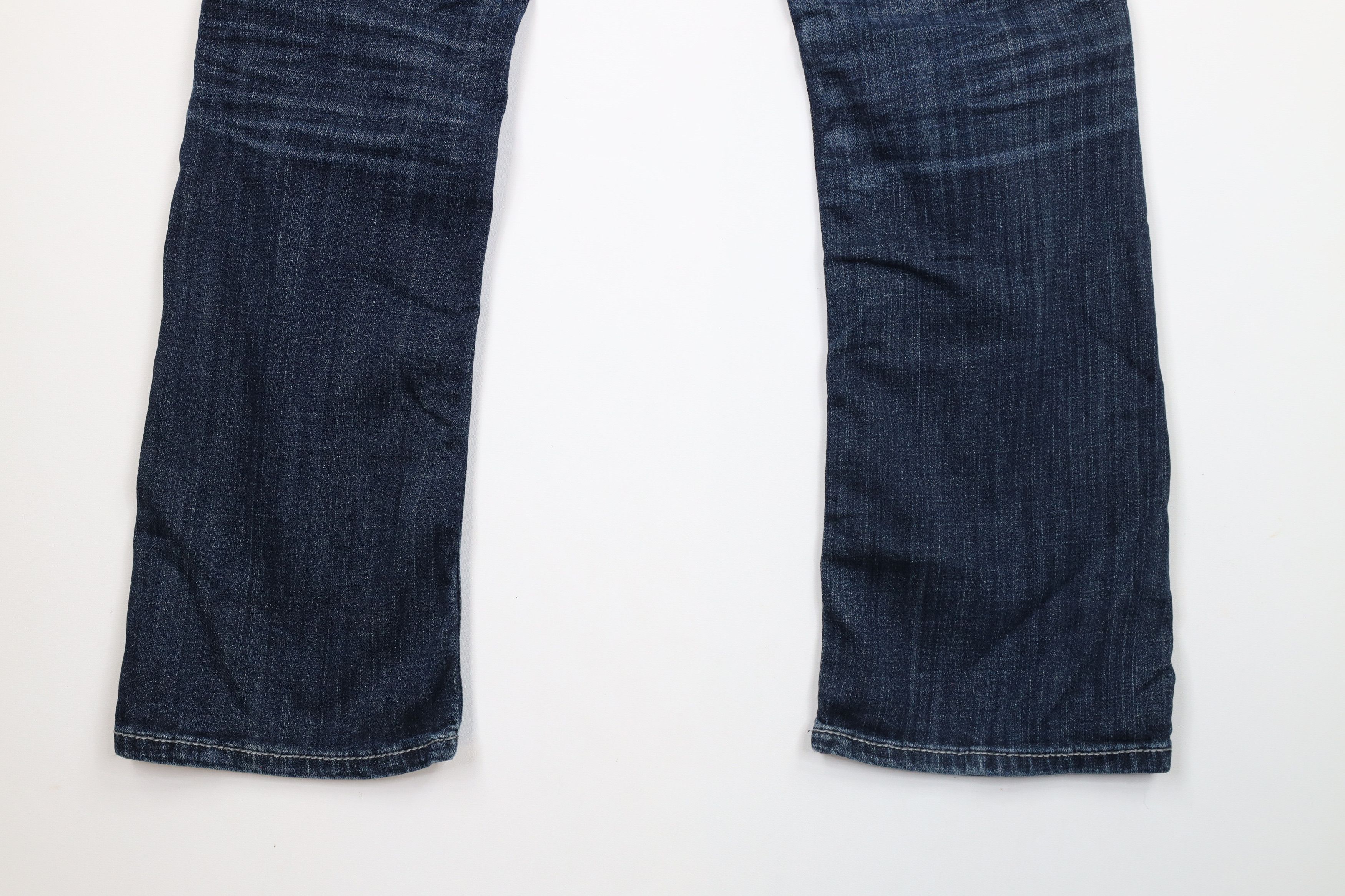 Vintage Buckle BKE Denim Stitch Stretch Flared Bootleg Denim Jeans Size 28" / US 6 / IT 42 - 12 Thumbnail