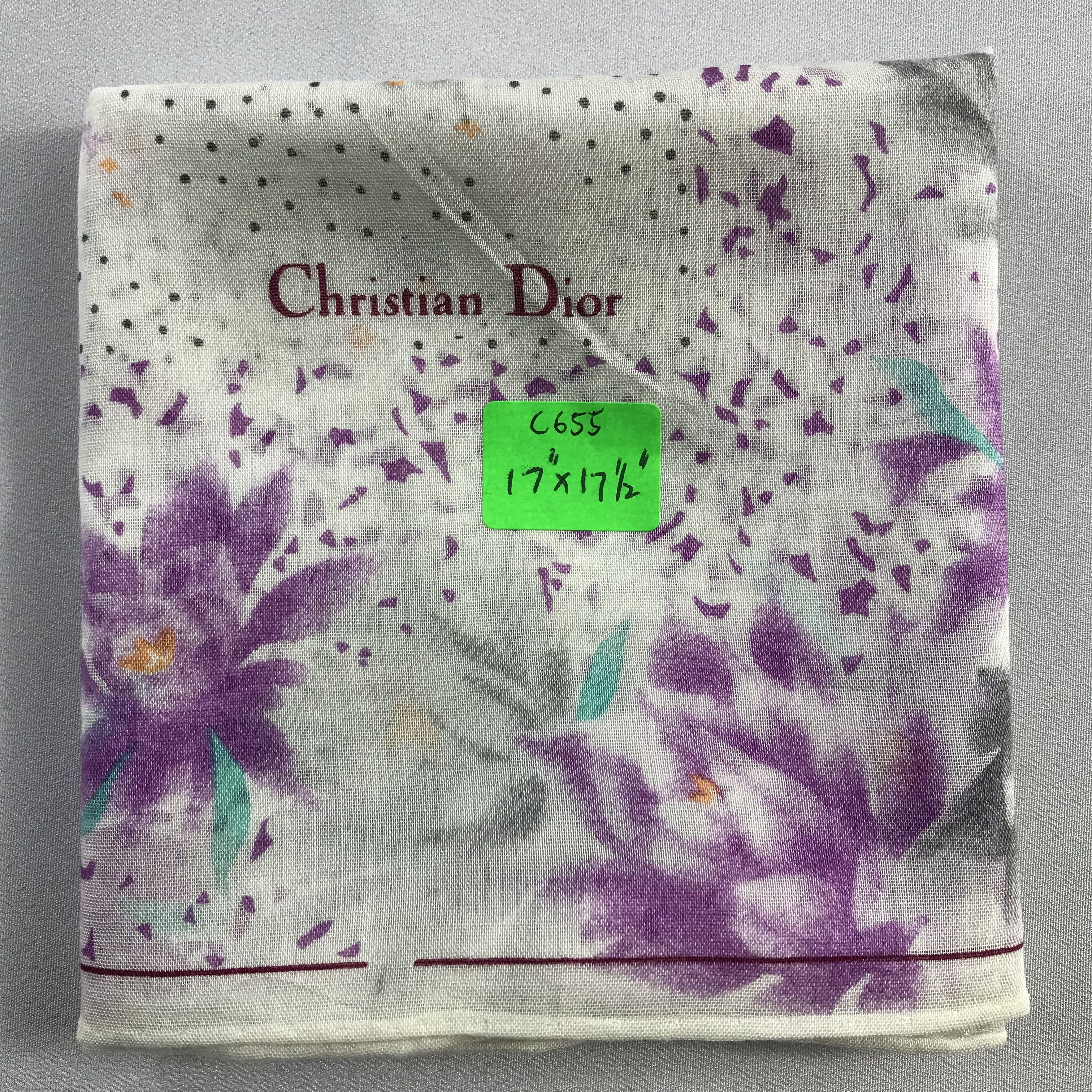 Vintage ChristiAN DIor Handkerchief / Bandana / Neckerchief C655 Size ONE SIZE - 7 Thumbnail